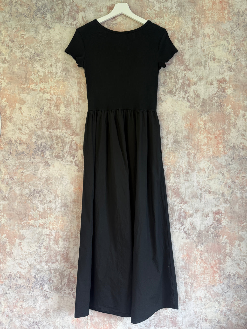 Cotton Maxi Dress black