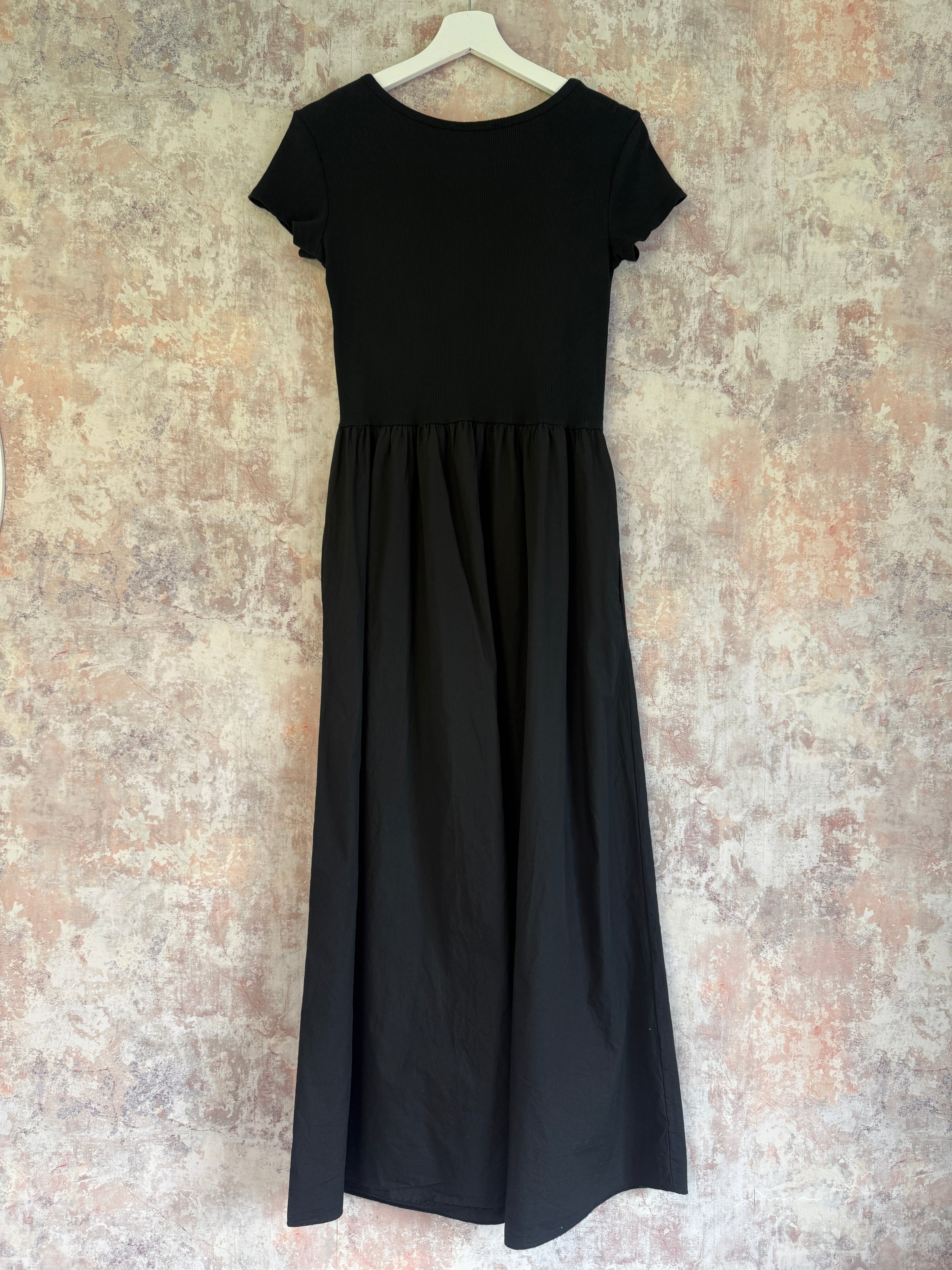 Cotton Maxi Dress black
