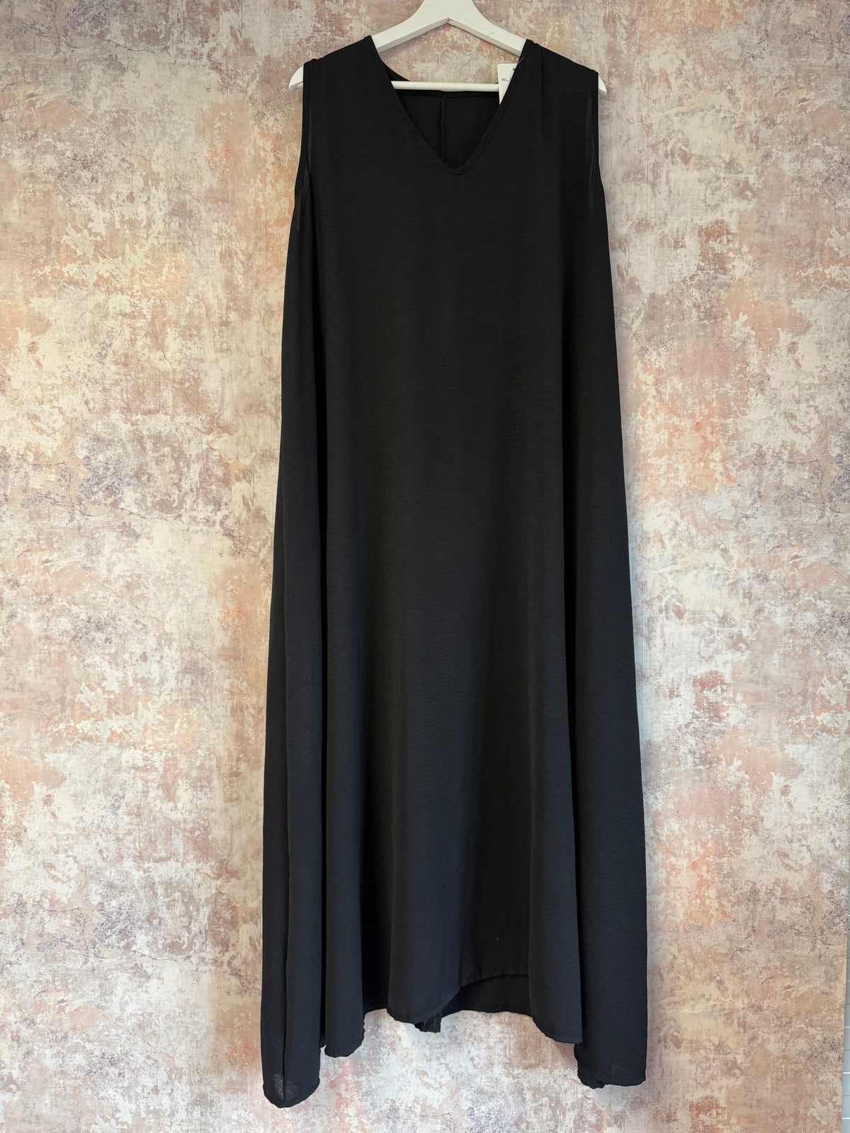 Sleeveless V Neck Dress