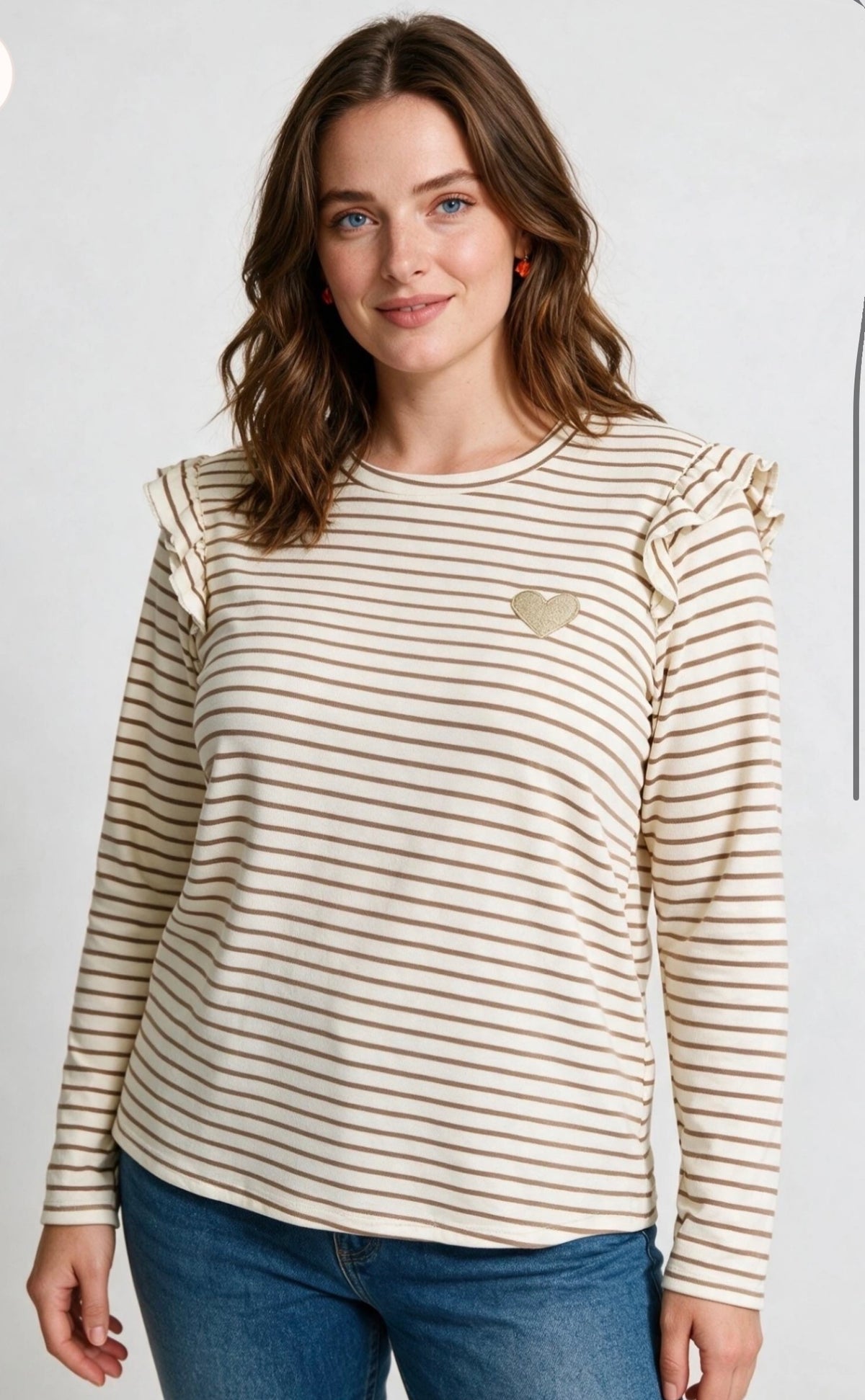 Striped Heart Top (2 Colours)