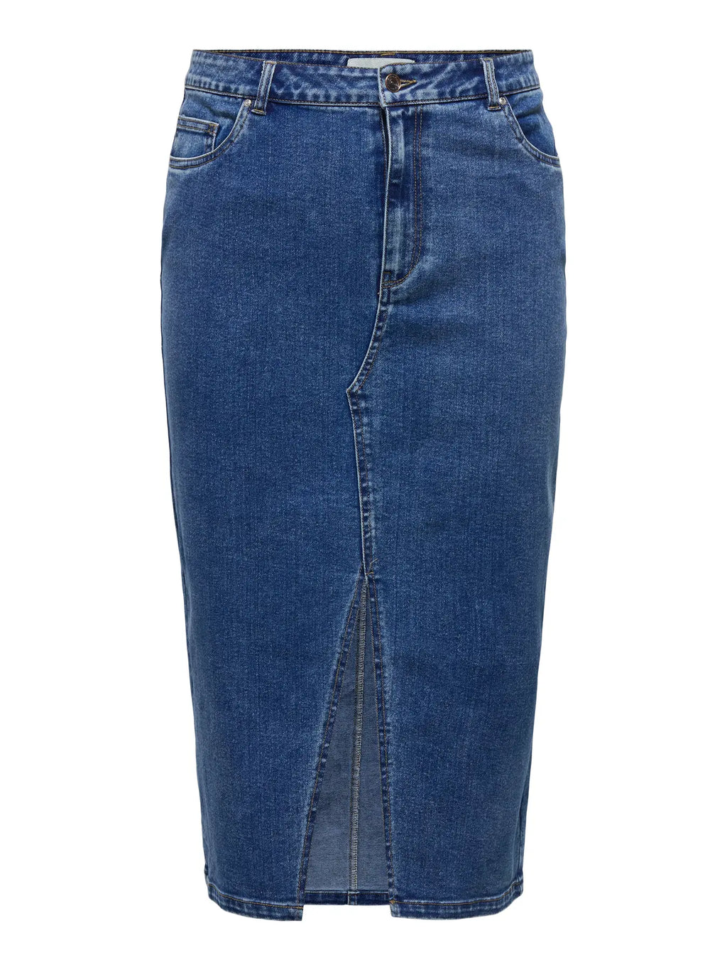 Denim Midi Skirt