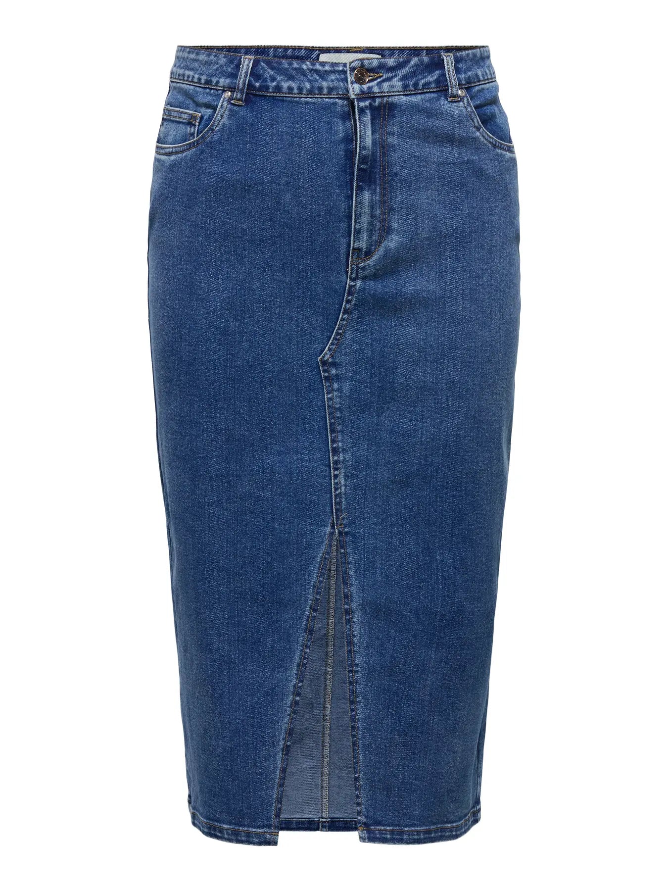 Denim Midi Skirt