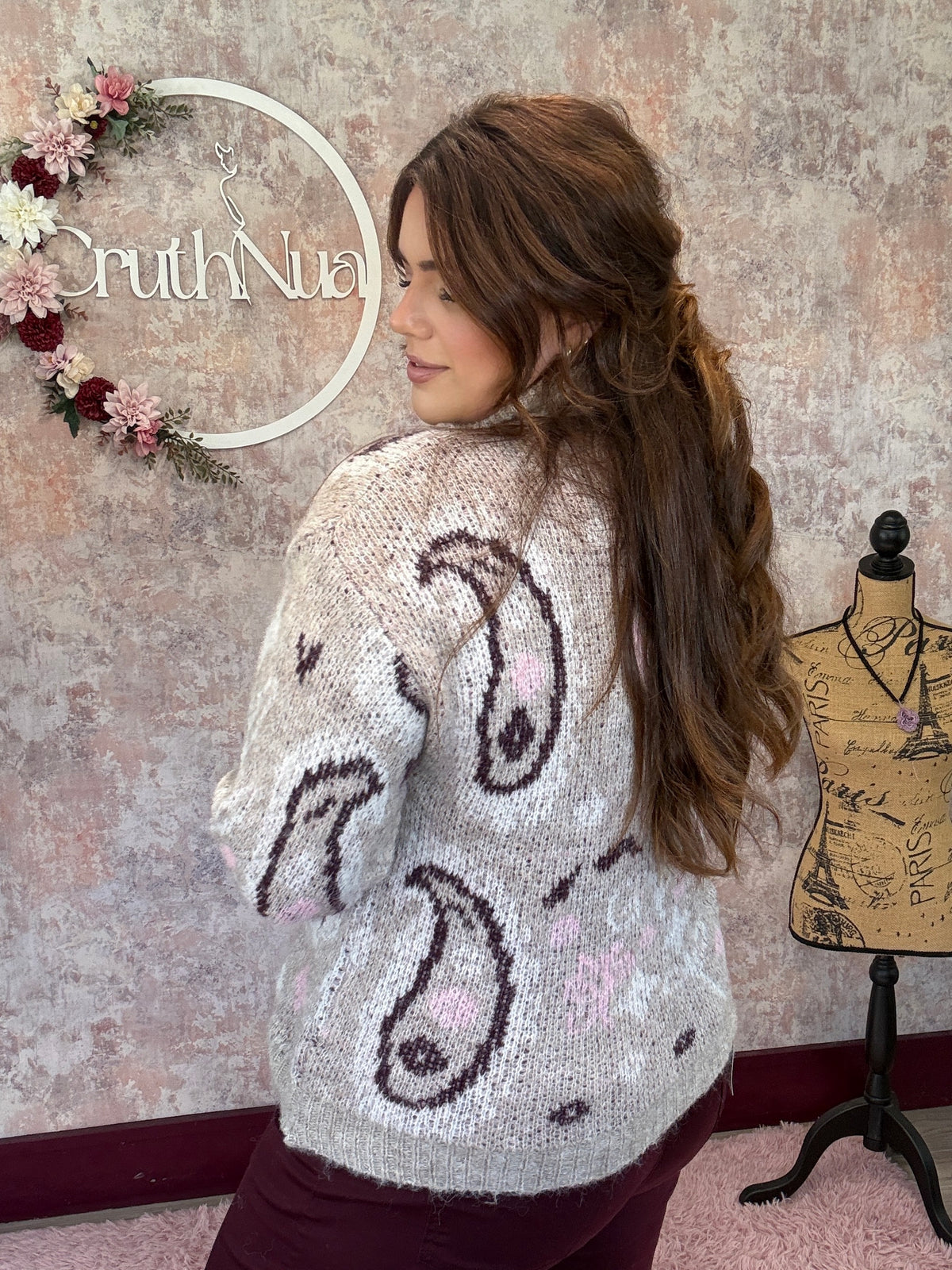 Paisley Print 1/4 Zip (2 Colours)