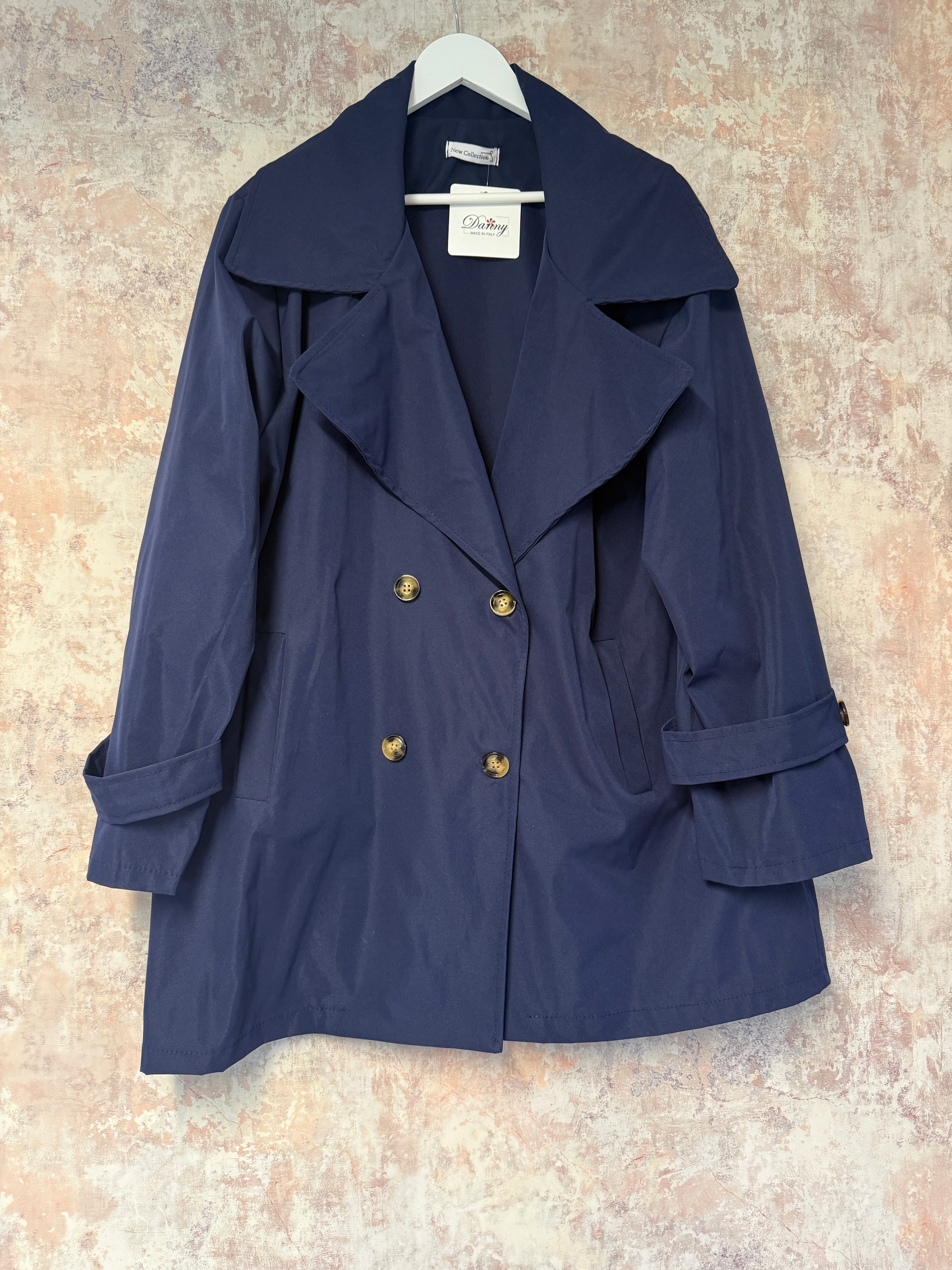 "Trendy Trench" Navy