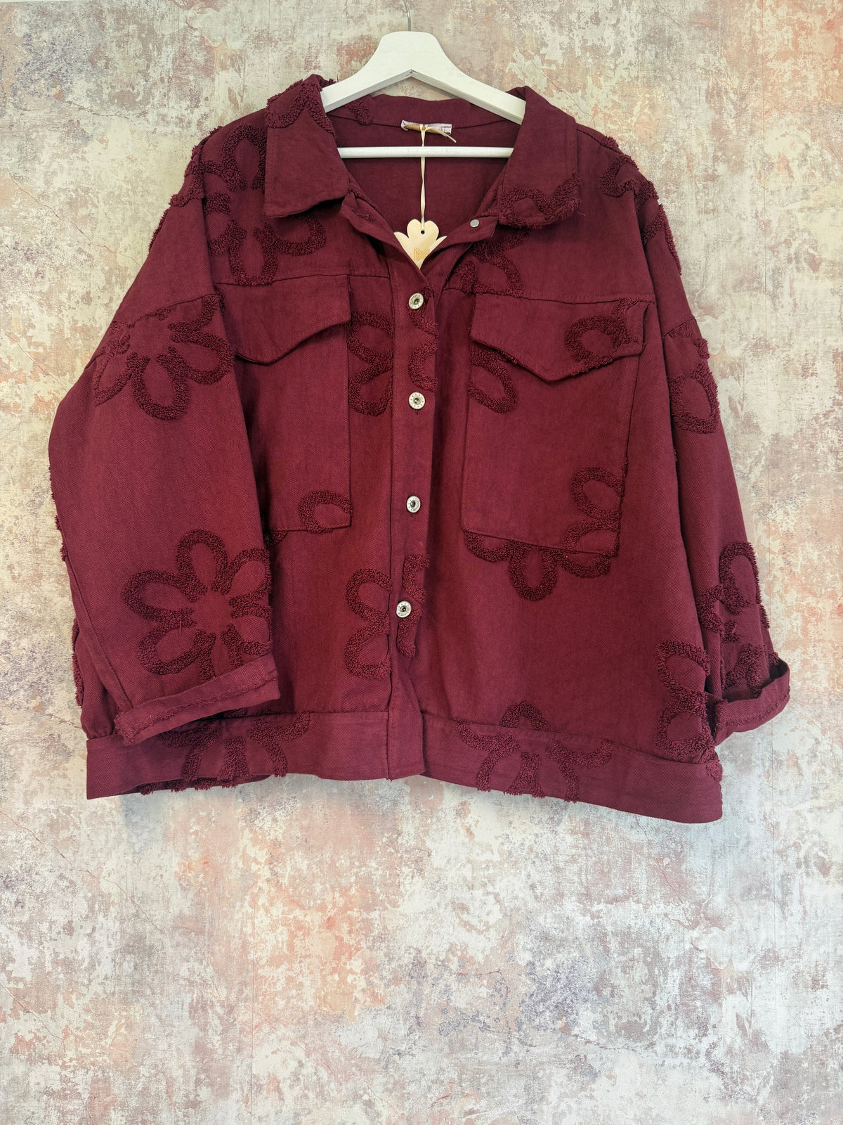 Fia Floral Cotton Denim Jacket