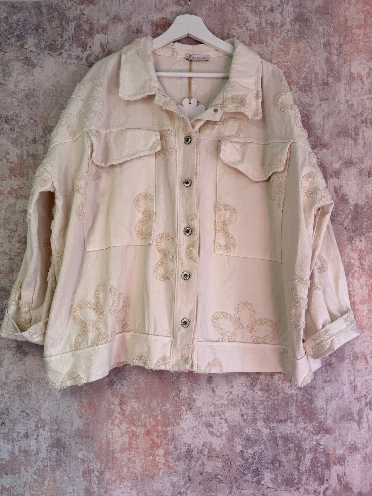 Fia Floral Cotton Denim Jacket