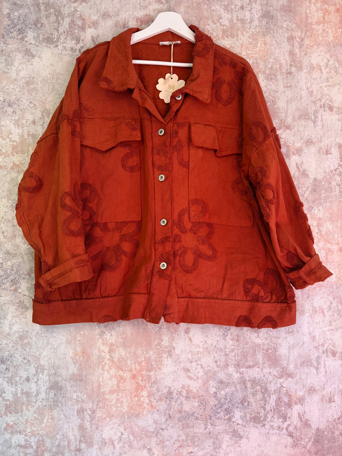 Fia Floral Cotton Denim Jacket