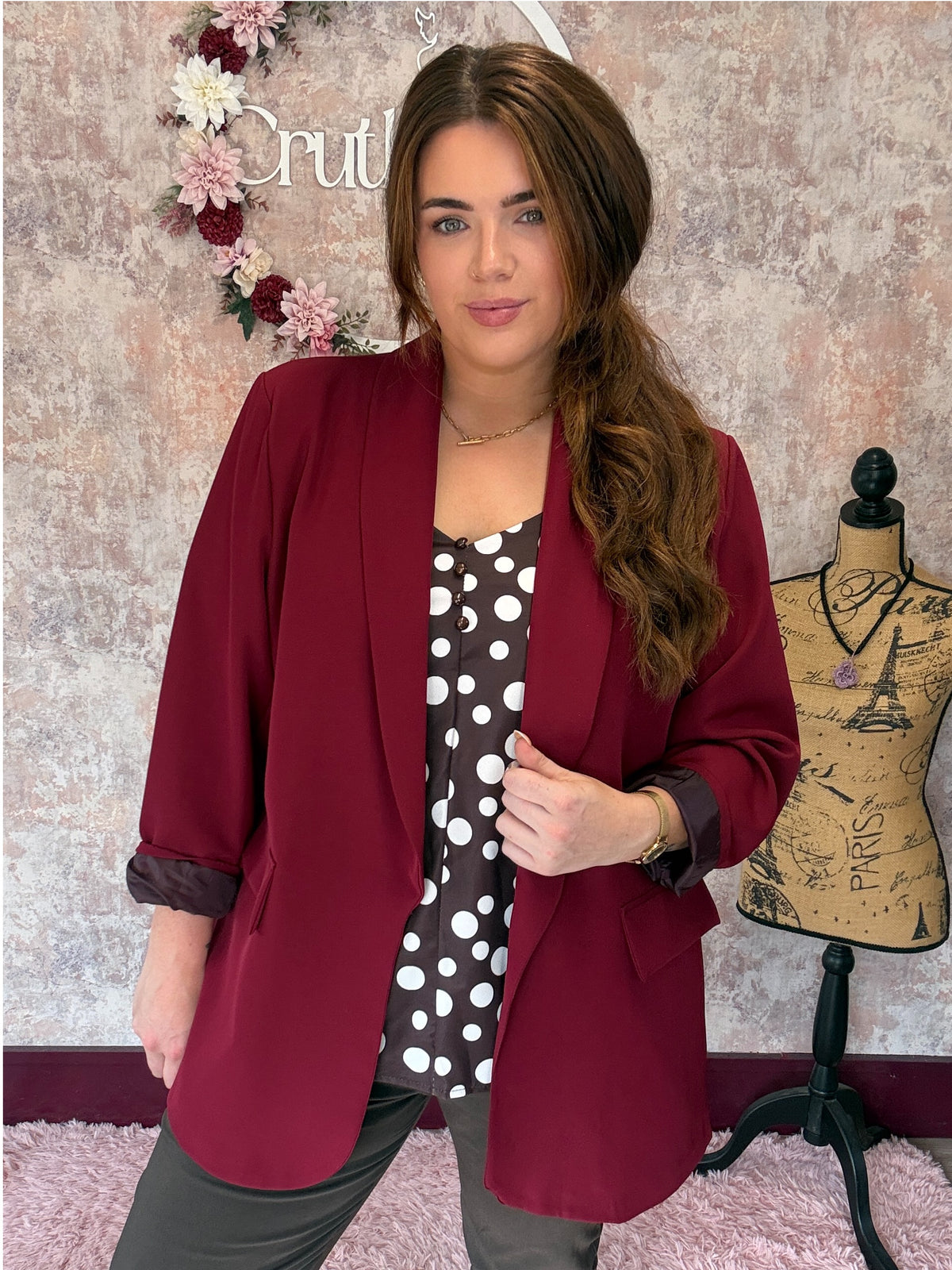 The "Trail Blazer" Burgundy