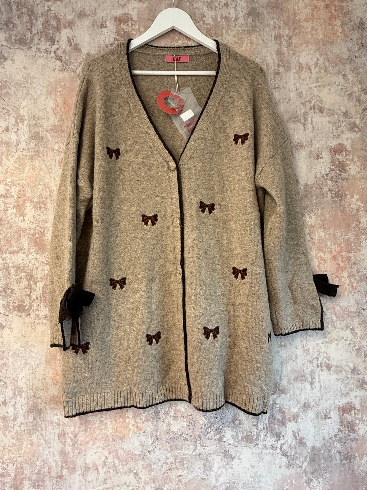 "Bowtique" Cardigan (5 Colours)
