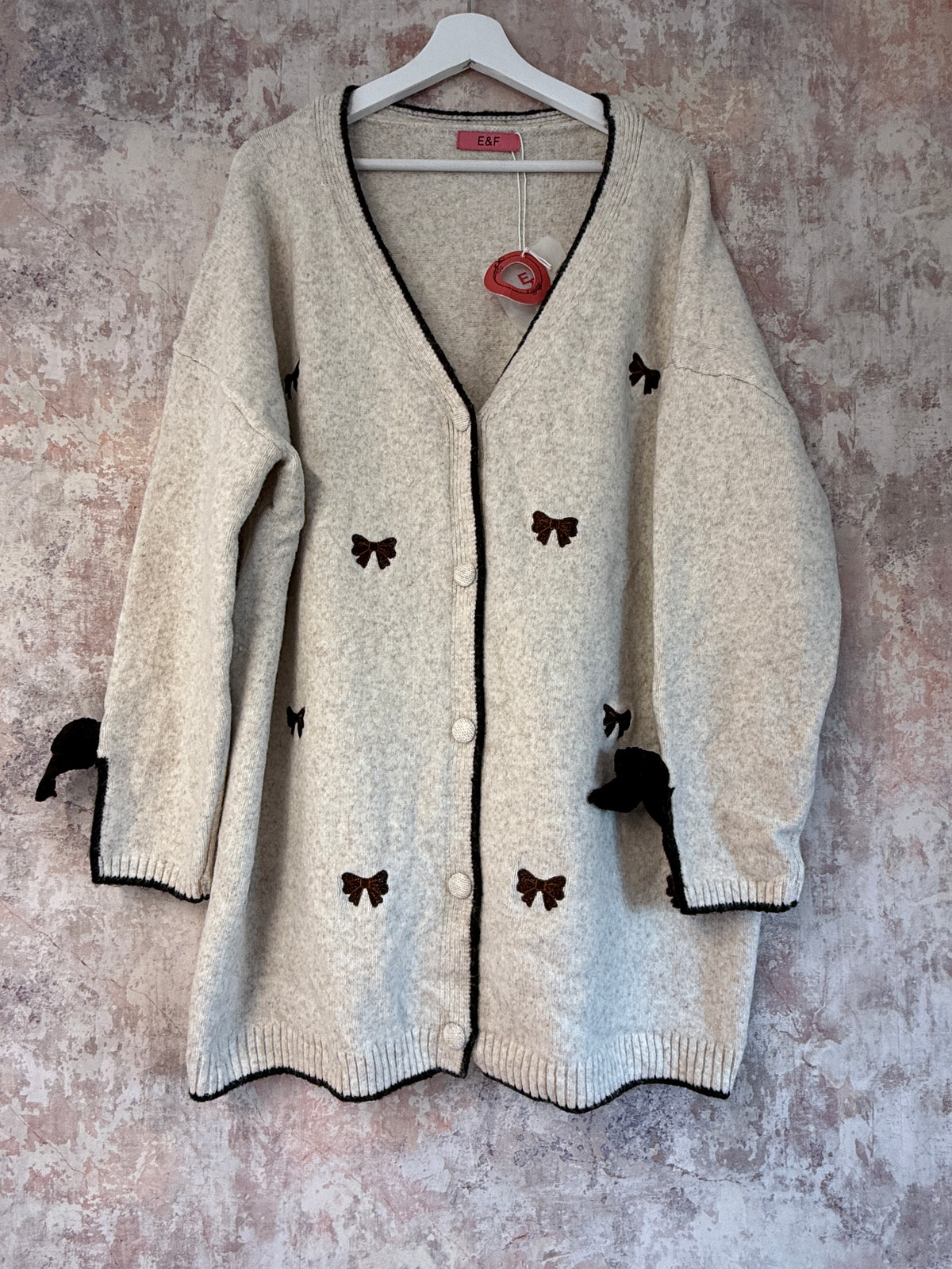 "Bowtique" Cardigan (5 Colours)