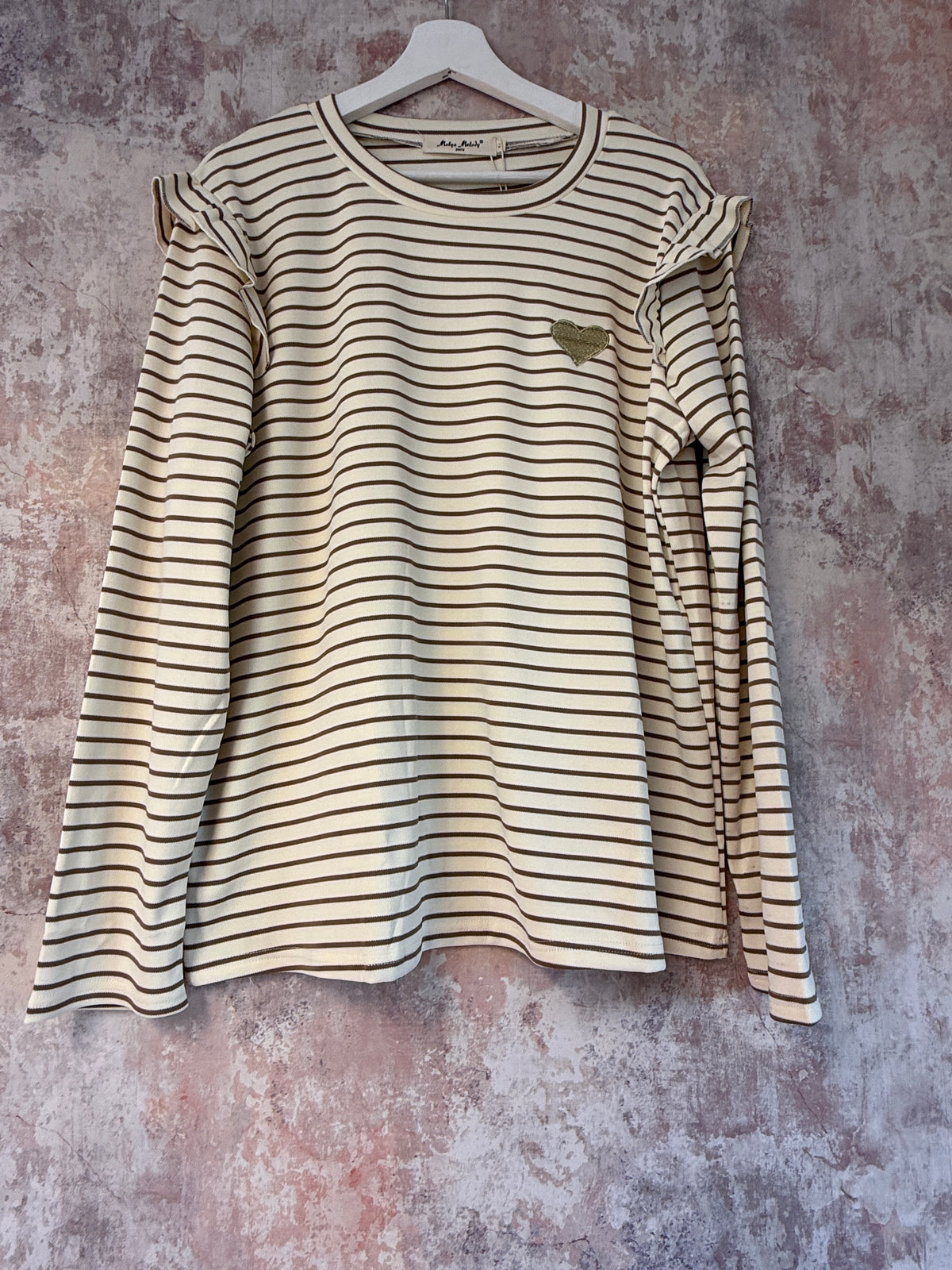 Striped Heart Top (2 Colours)