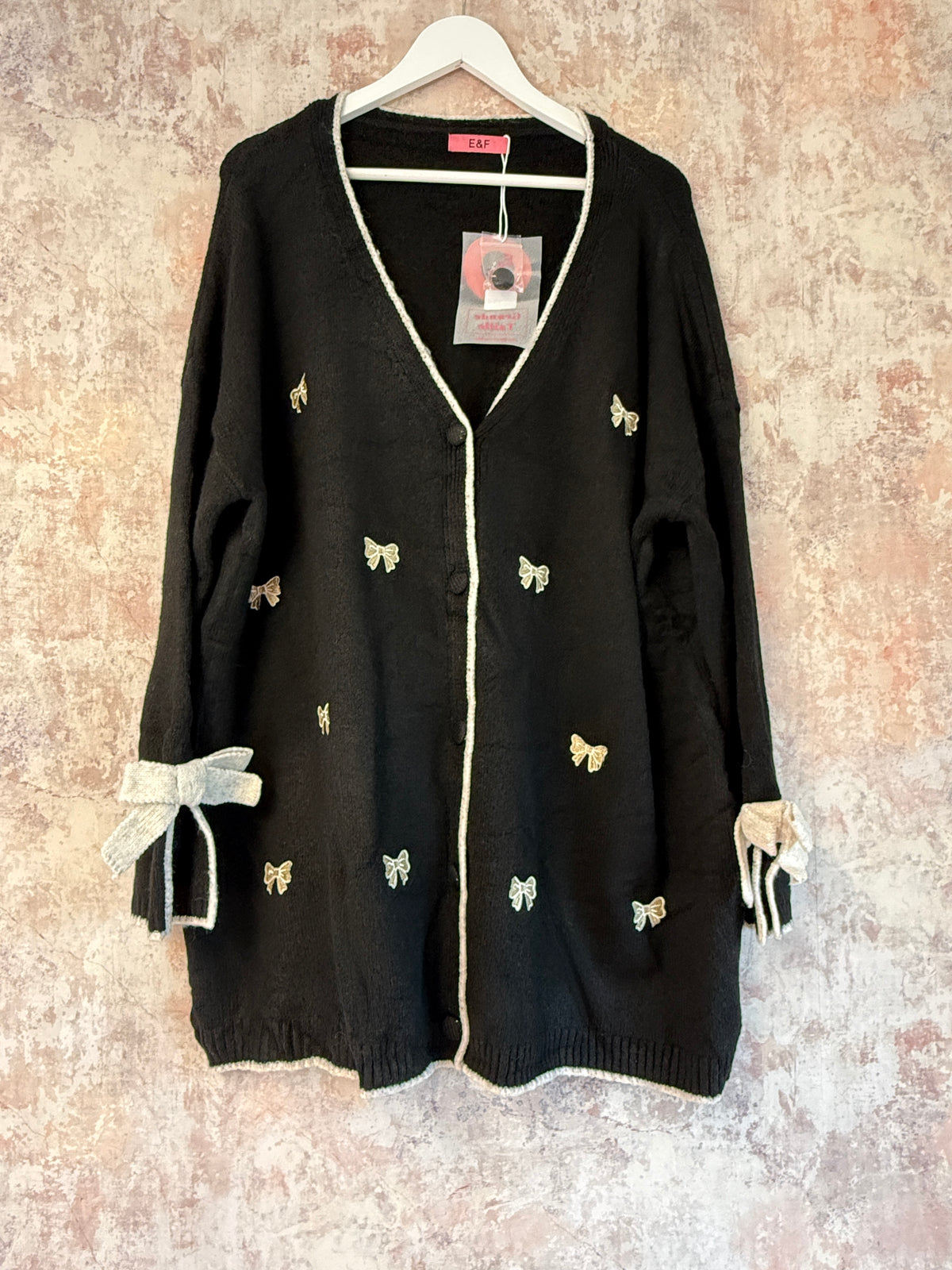 "Bowtique" Cardigan (5 Colours)