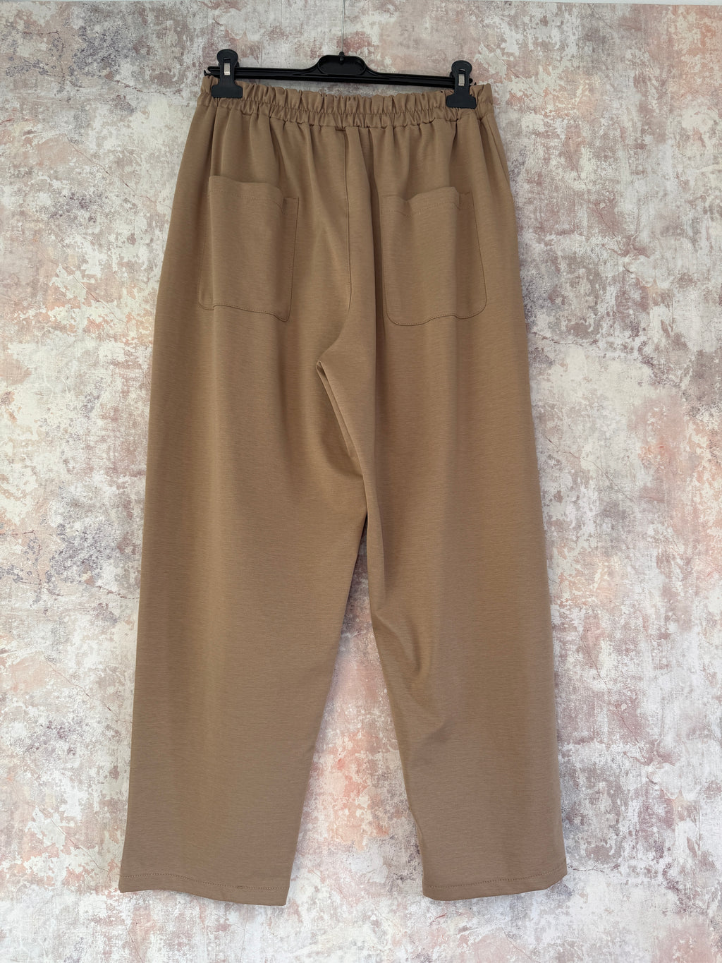 "I can do it all" Stretch Trousers Biscuit
