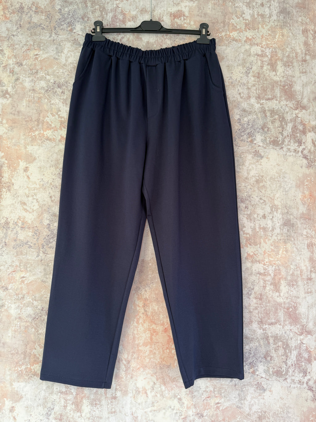 "I can do it all" Stretch Trousers Navy