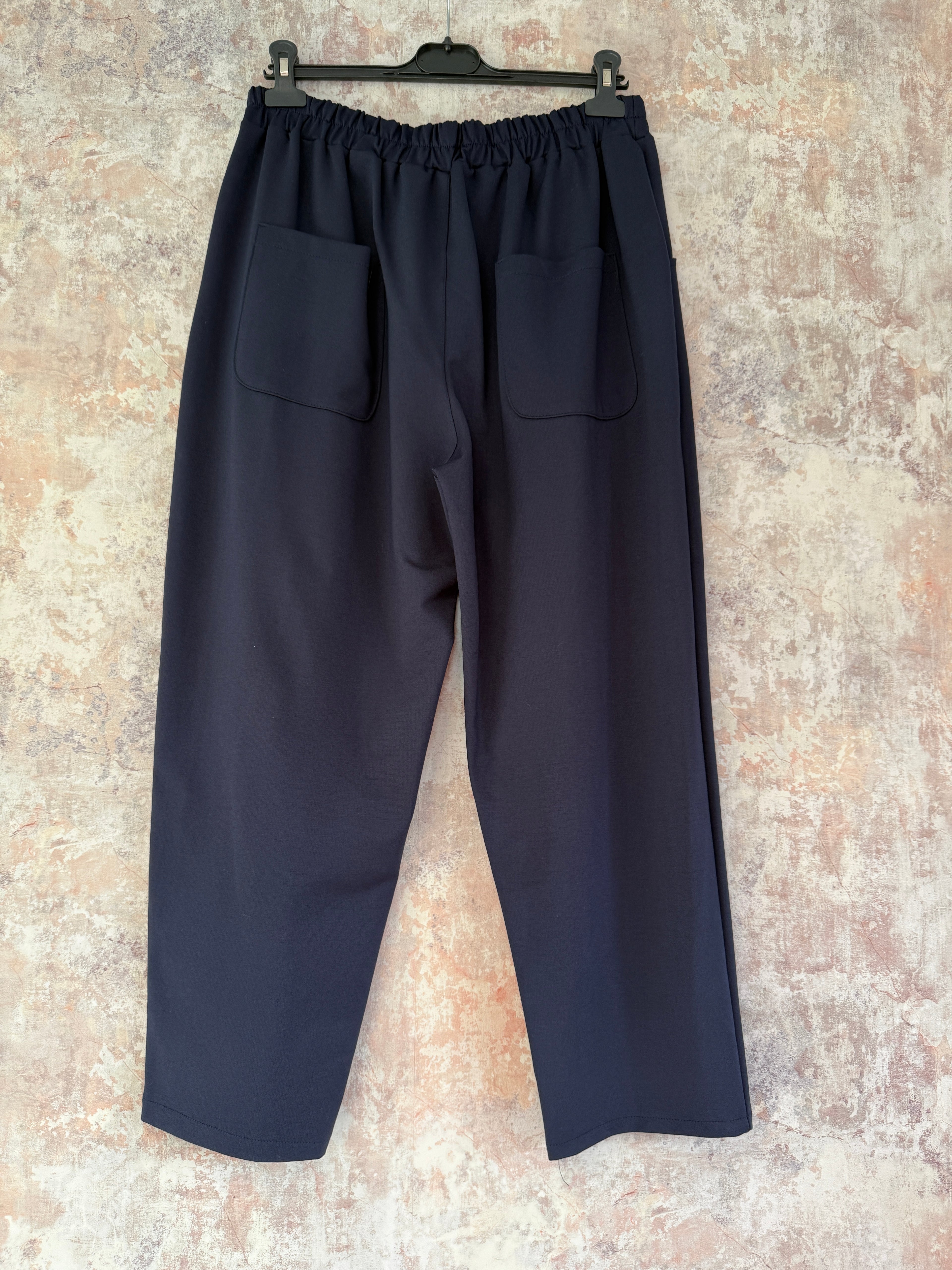 "I can do it all" Stretch Trousers Navy