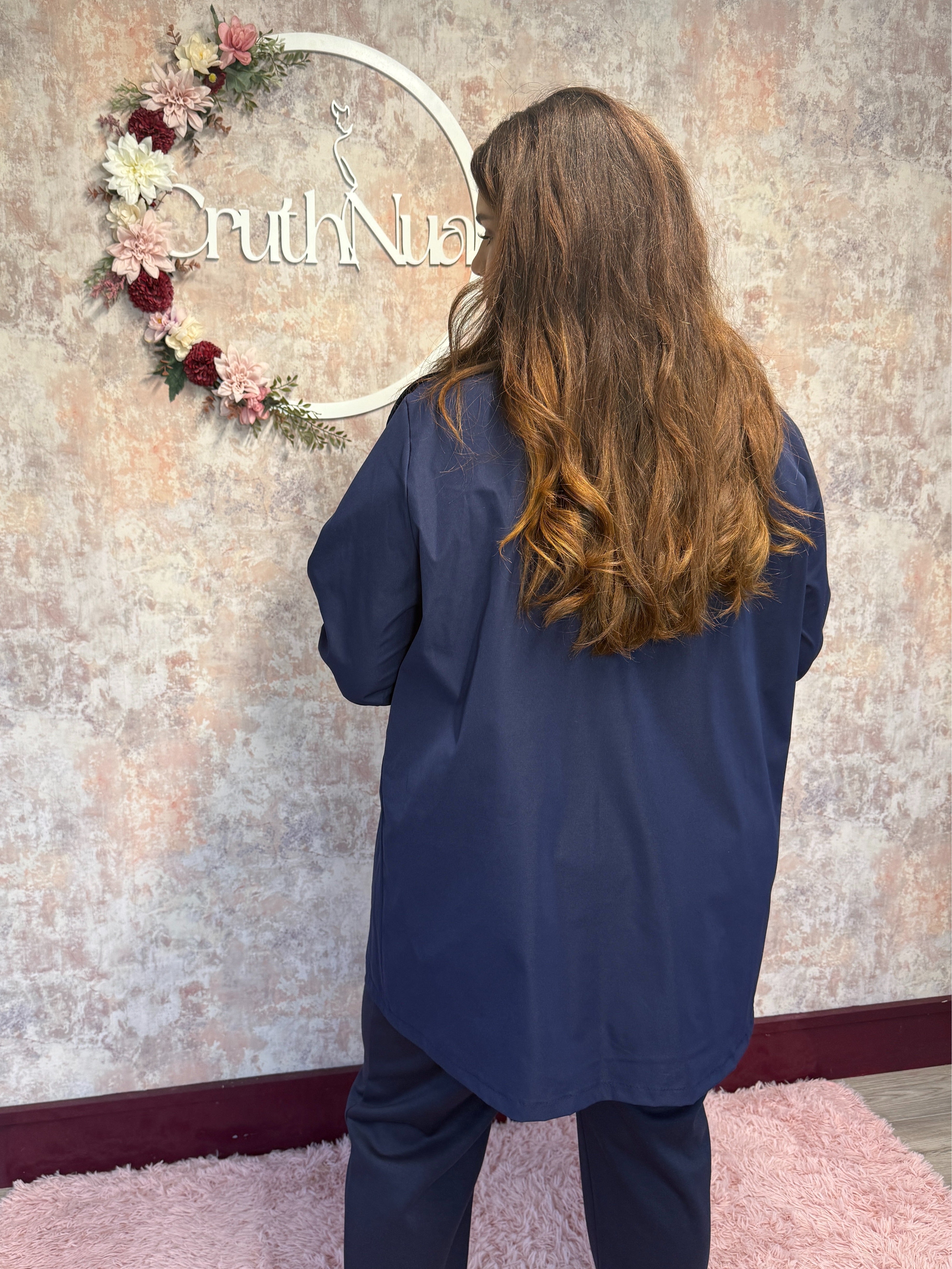 "Trendy Trench" Navy
