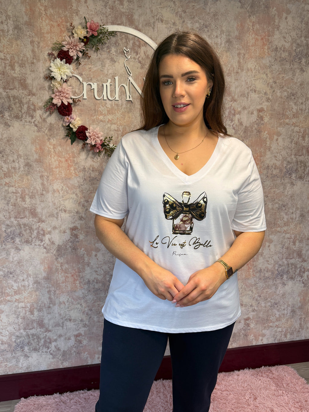 "Belle" Vneck Tshirt