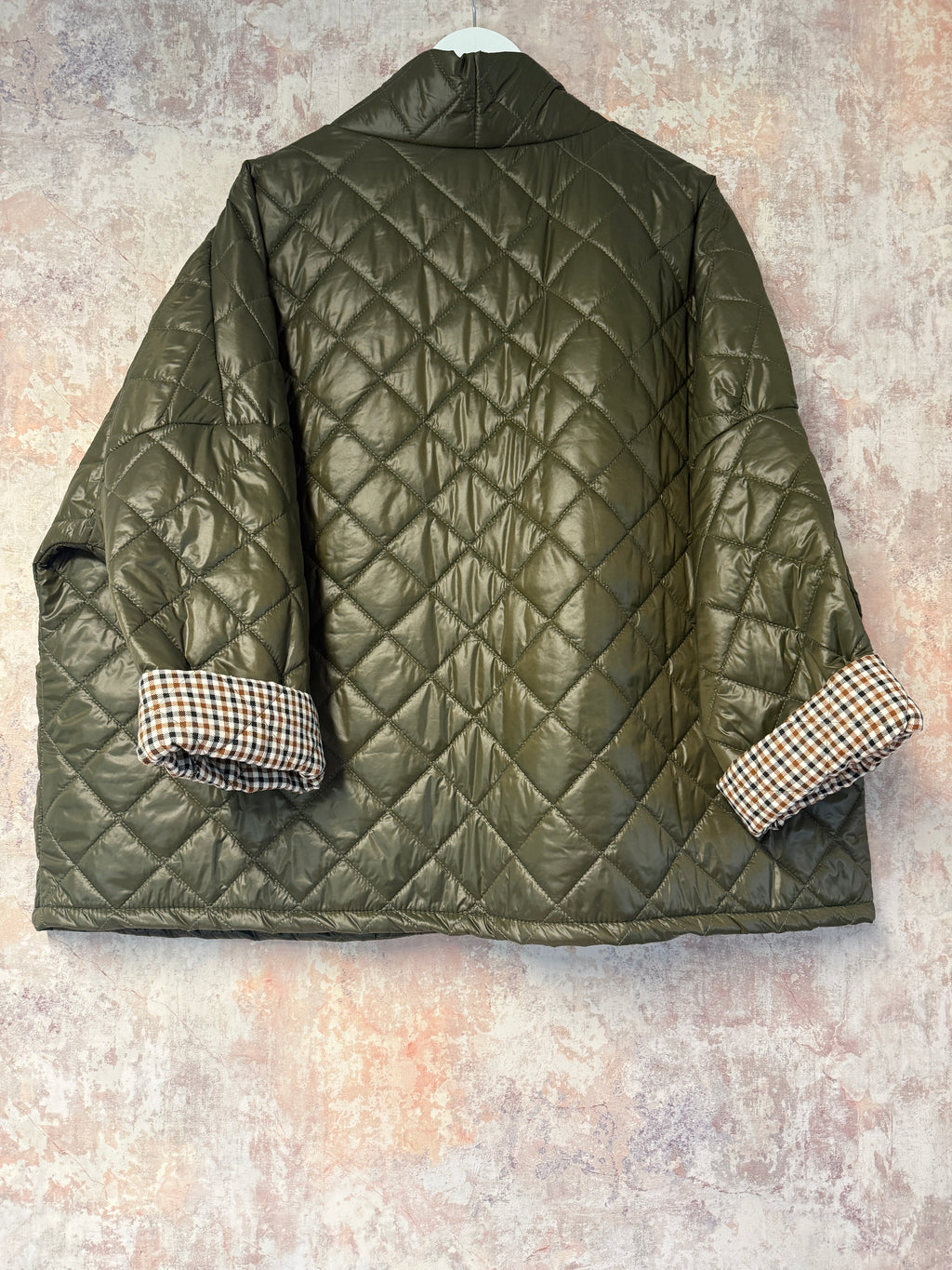 Quilted style jacket Khaki