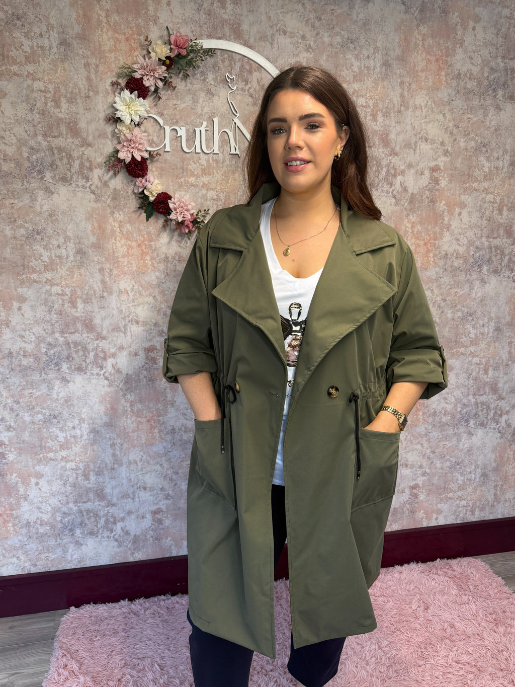 "Trusty Trench" khaki