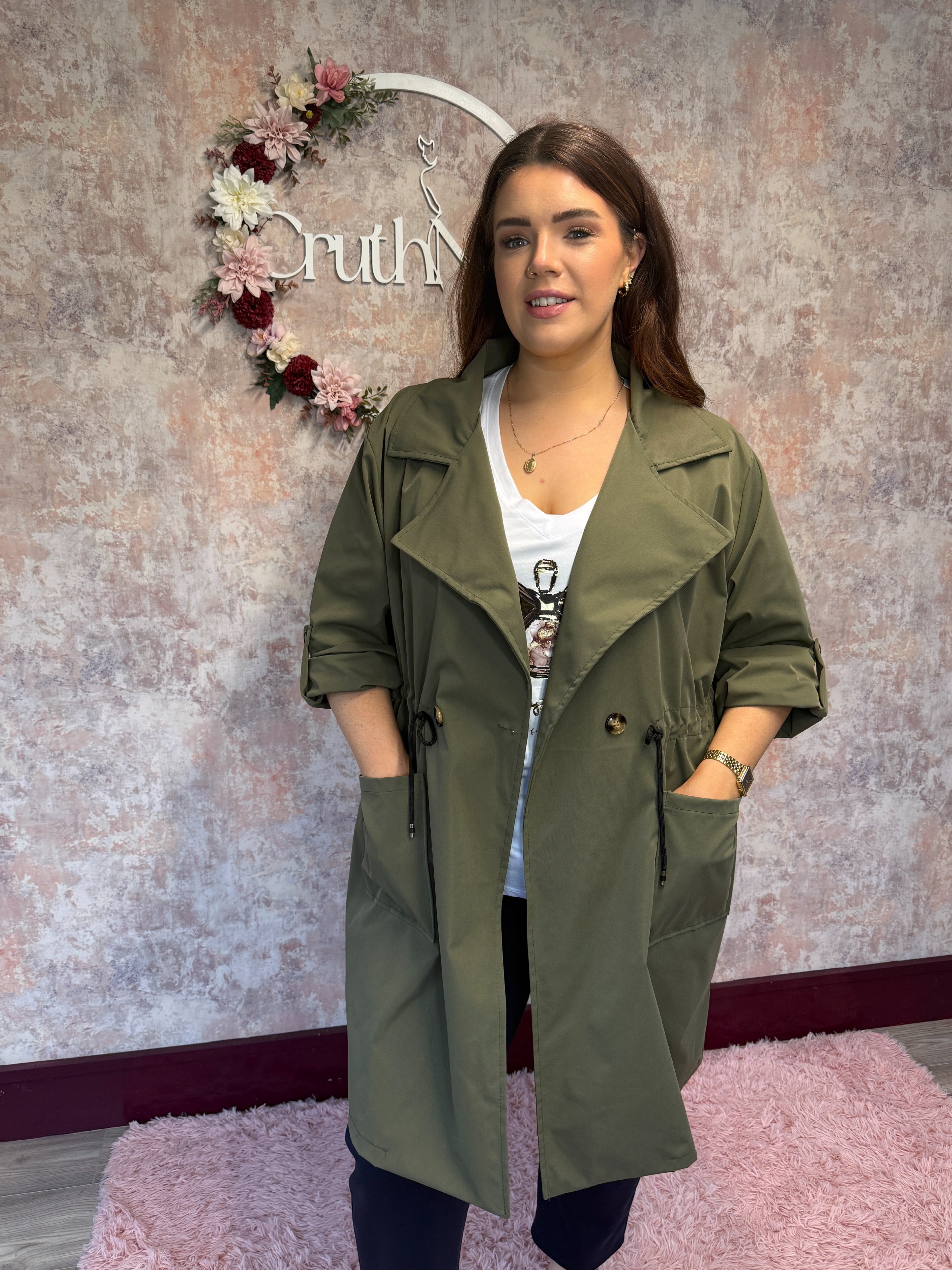 "Trusty Trench" khaki