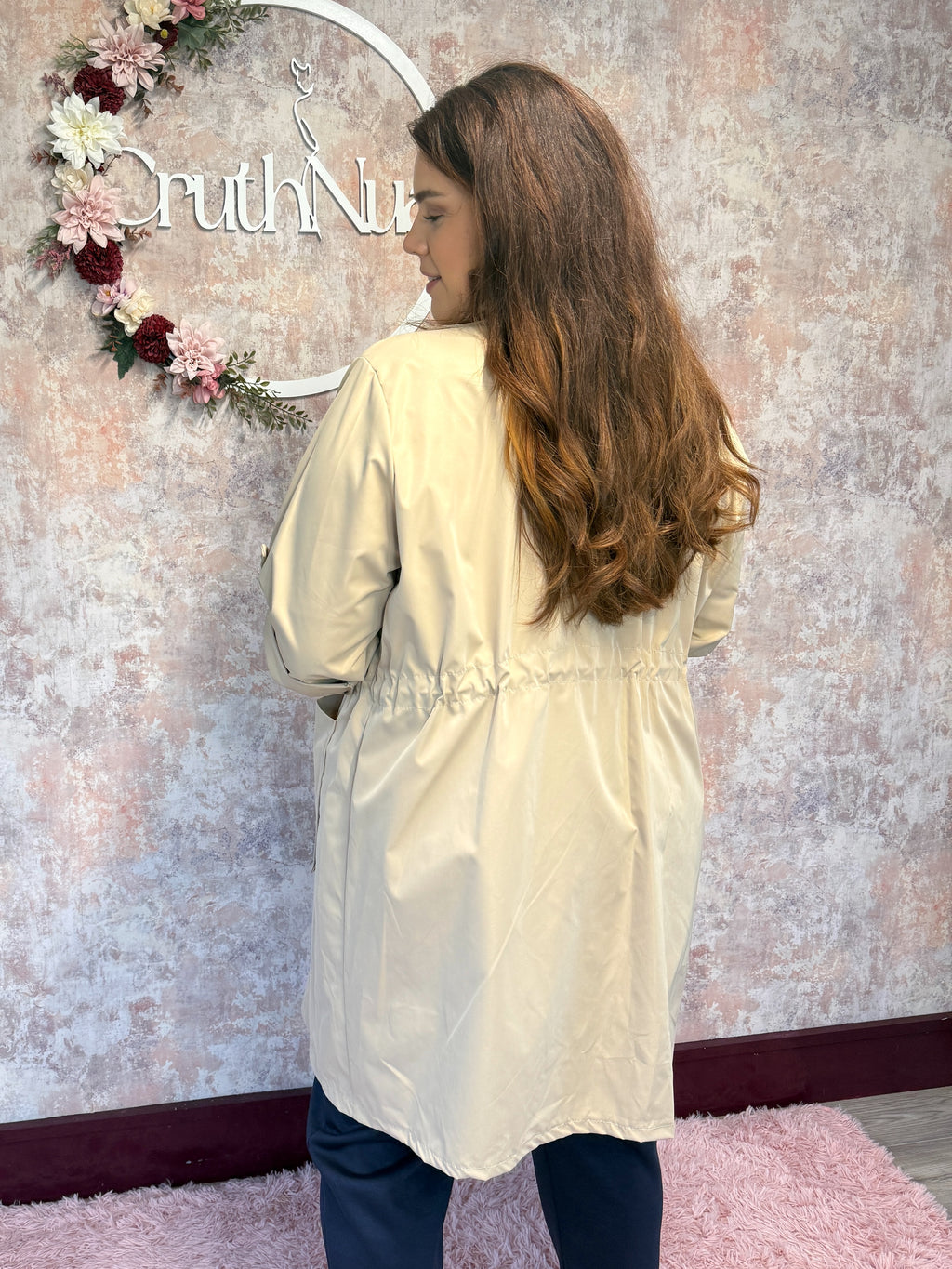 "Trusty Trench" Beige