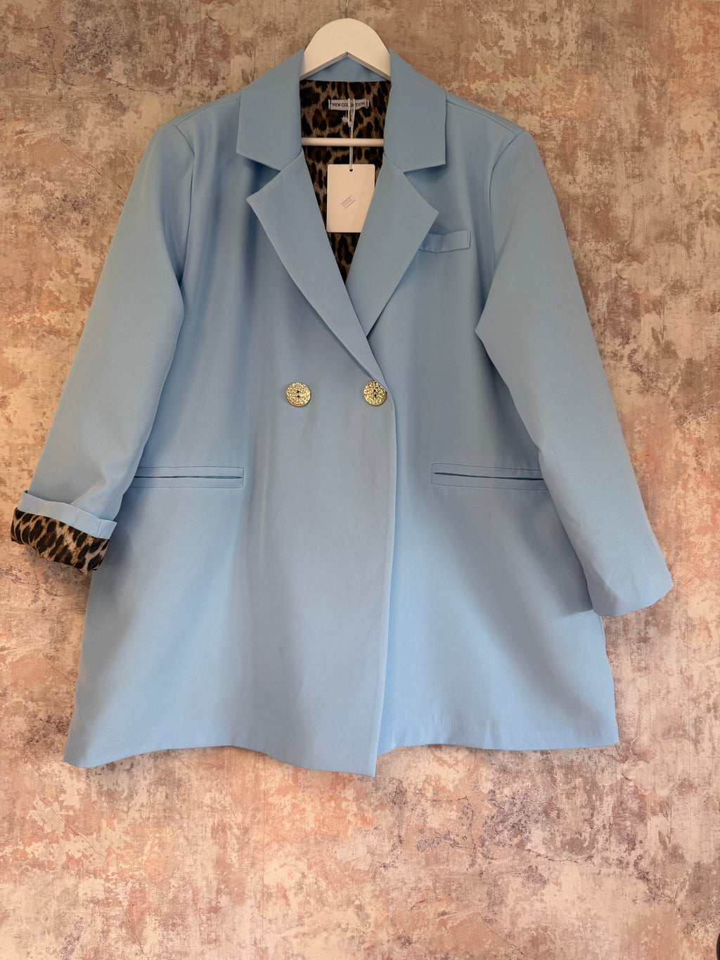The "Trail Blazer"Blue & Leopard