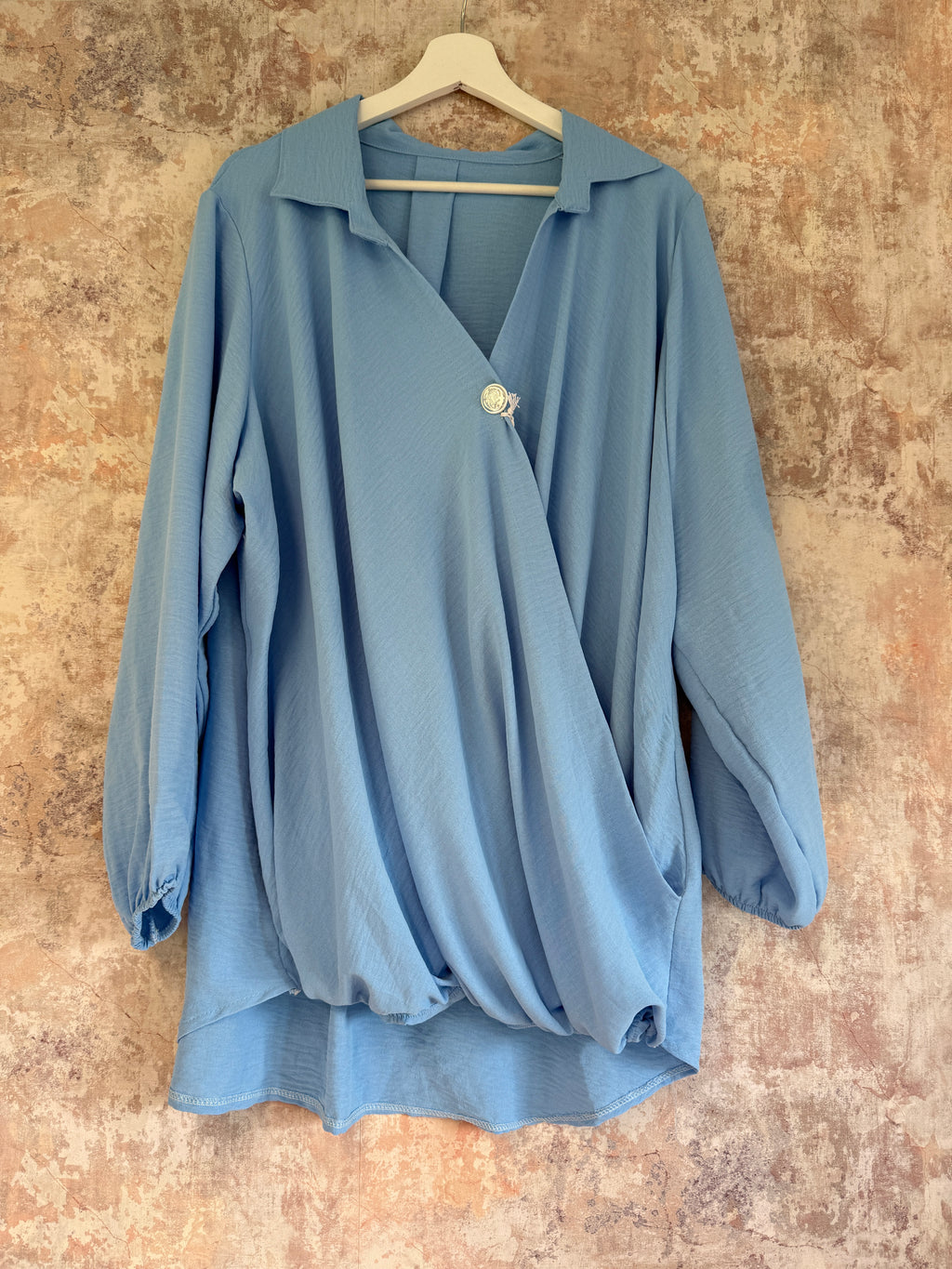 Gràinne Blouse Blue