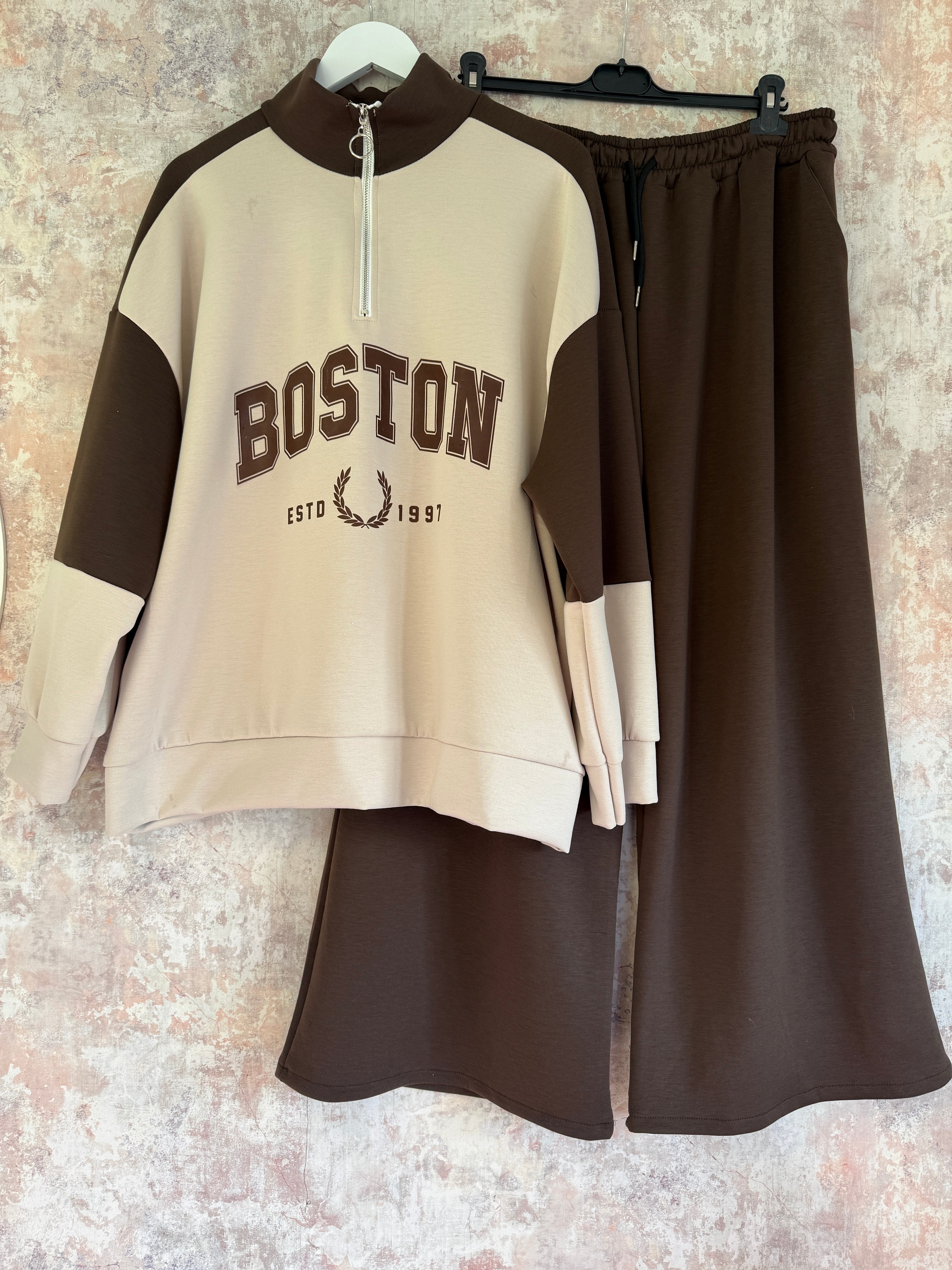 "Boston" Co-ord Brown