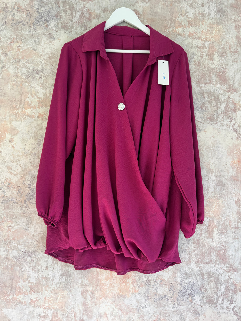 Gràinne Blouse Fuschia Pink