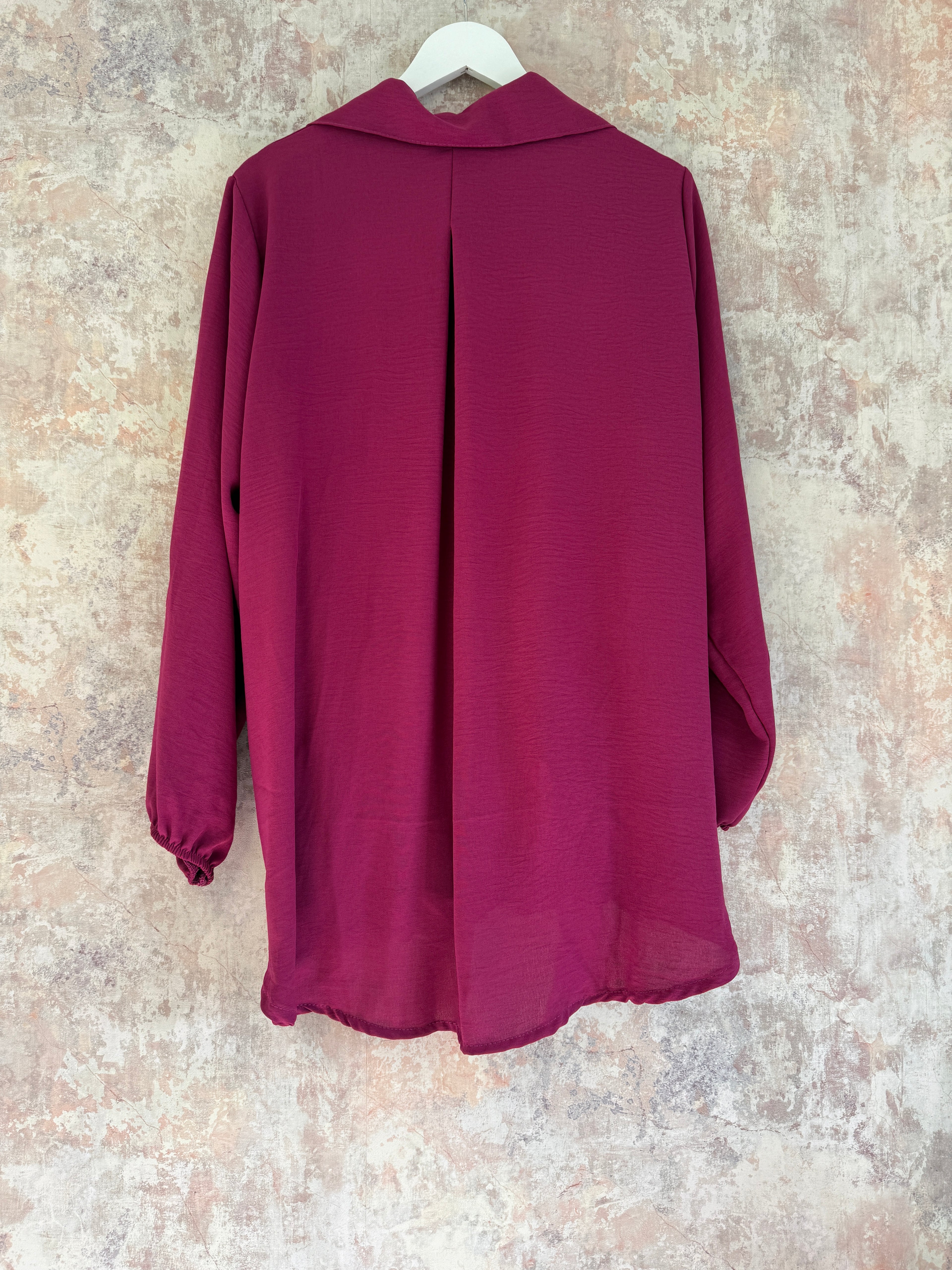 Gràinne Blouse Fuschia Pink