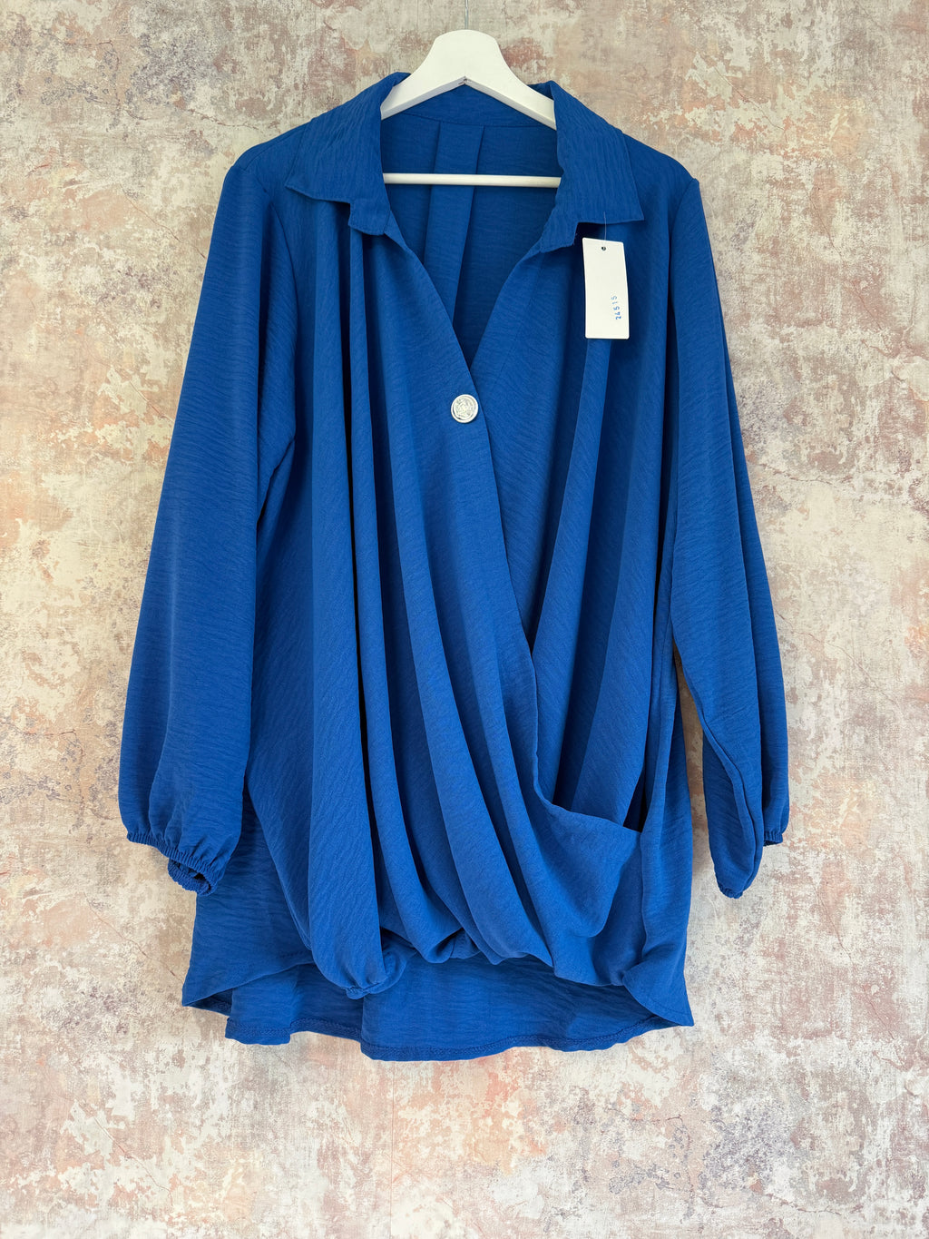 Gràinne Blouse Royal Blue