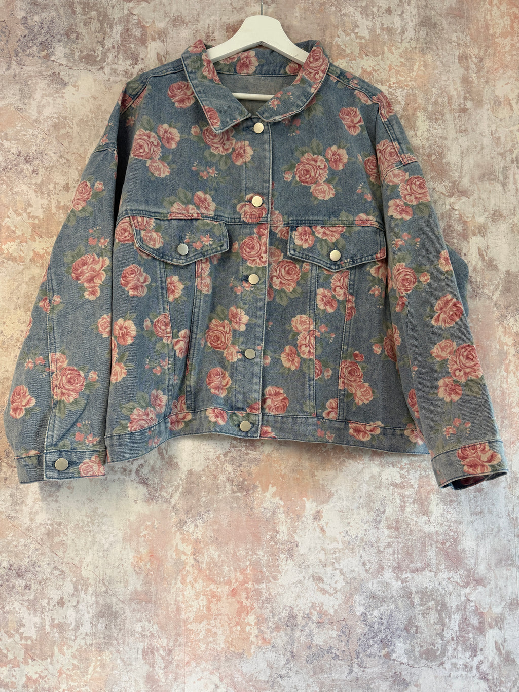 Fia Floral Cotton Denim Jacket