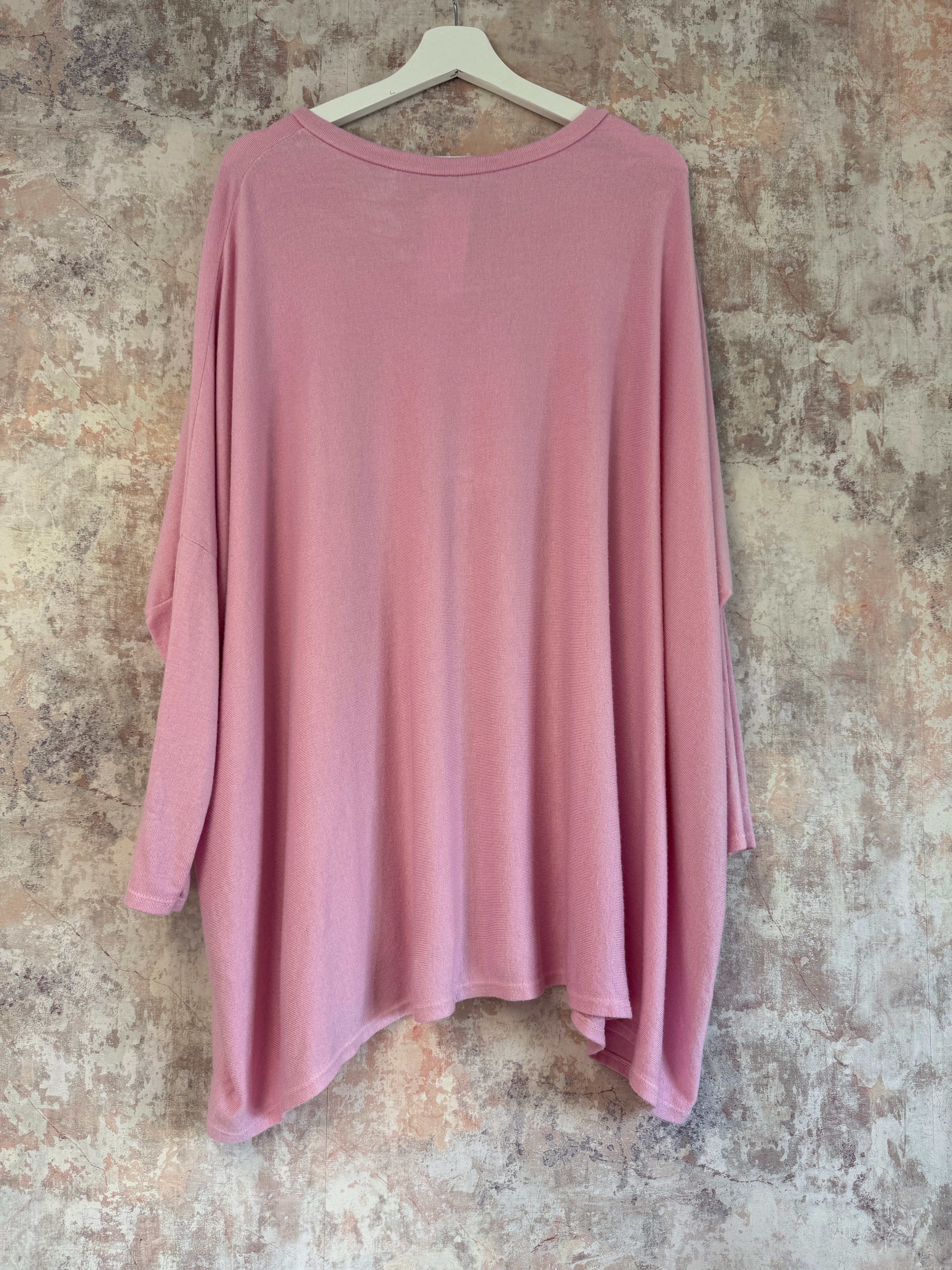 Cupids Kiss Knit Top Baby pink