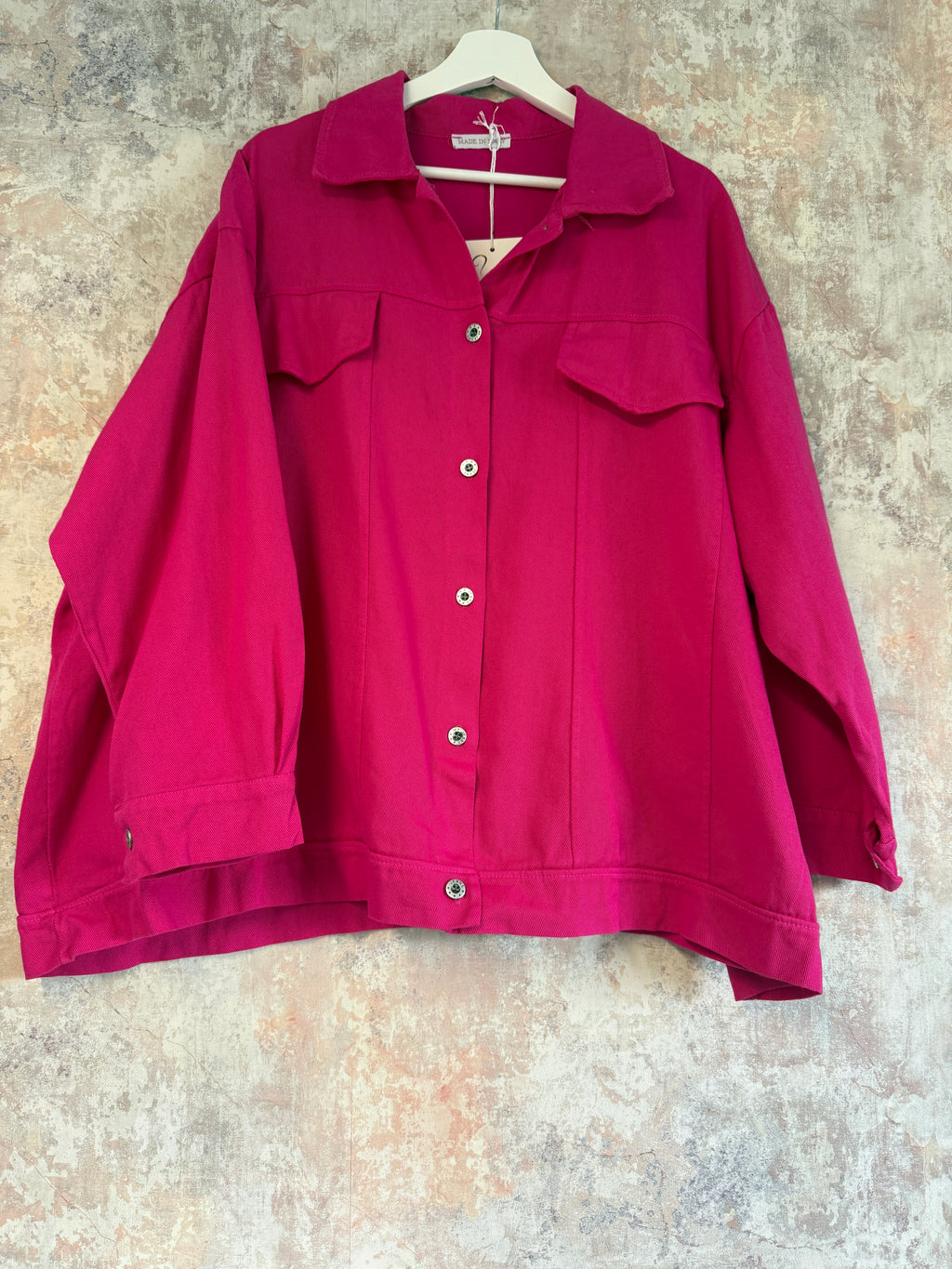 Derbhla Denim Jacket Pink