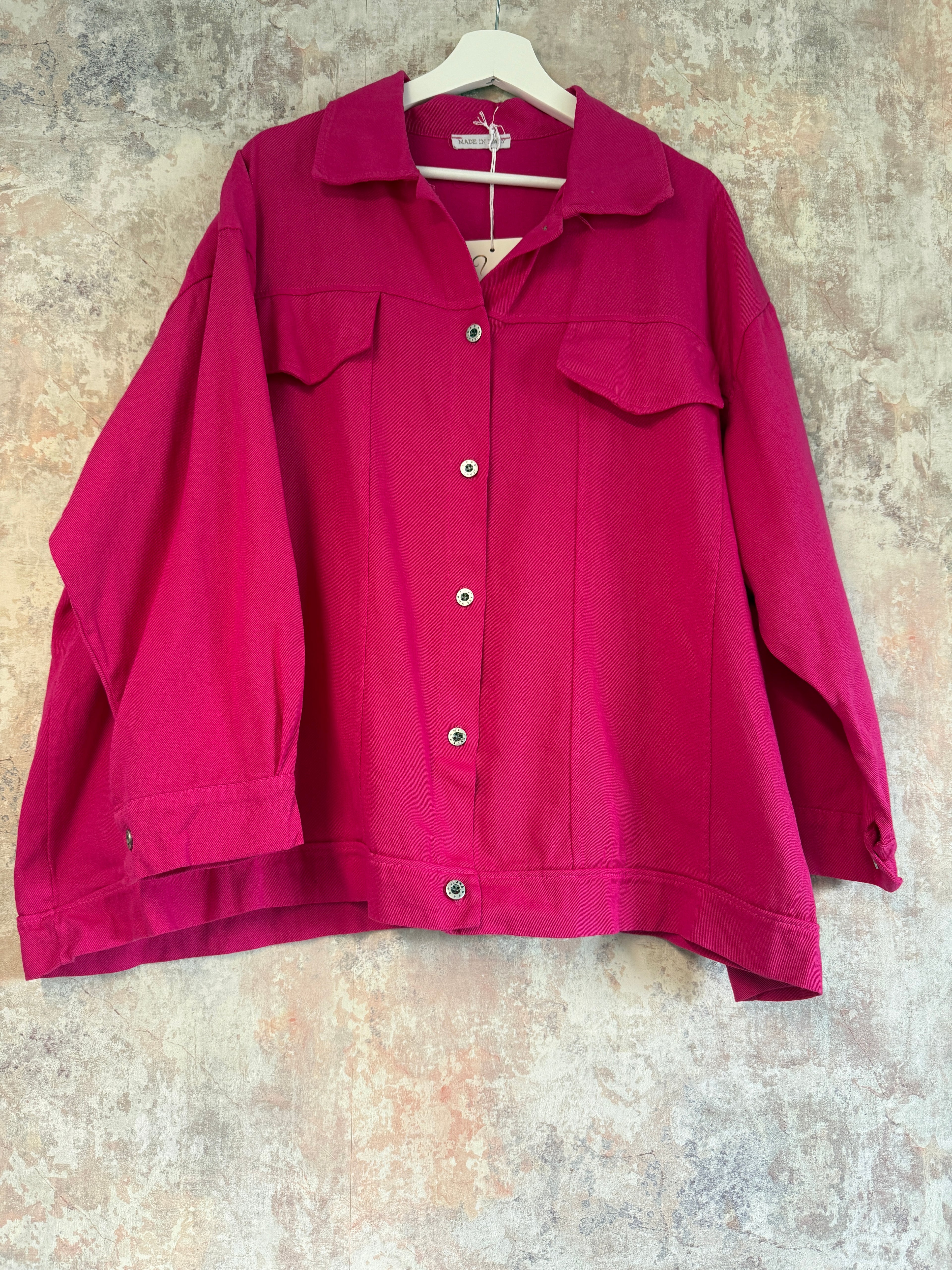 Derbhla Denim Jacket Pink