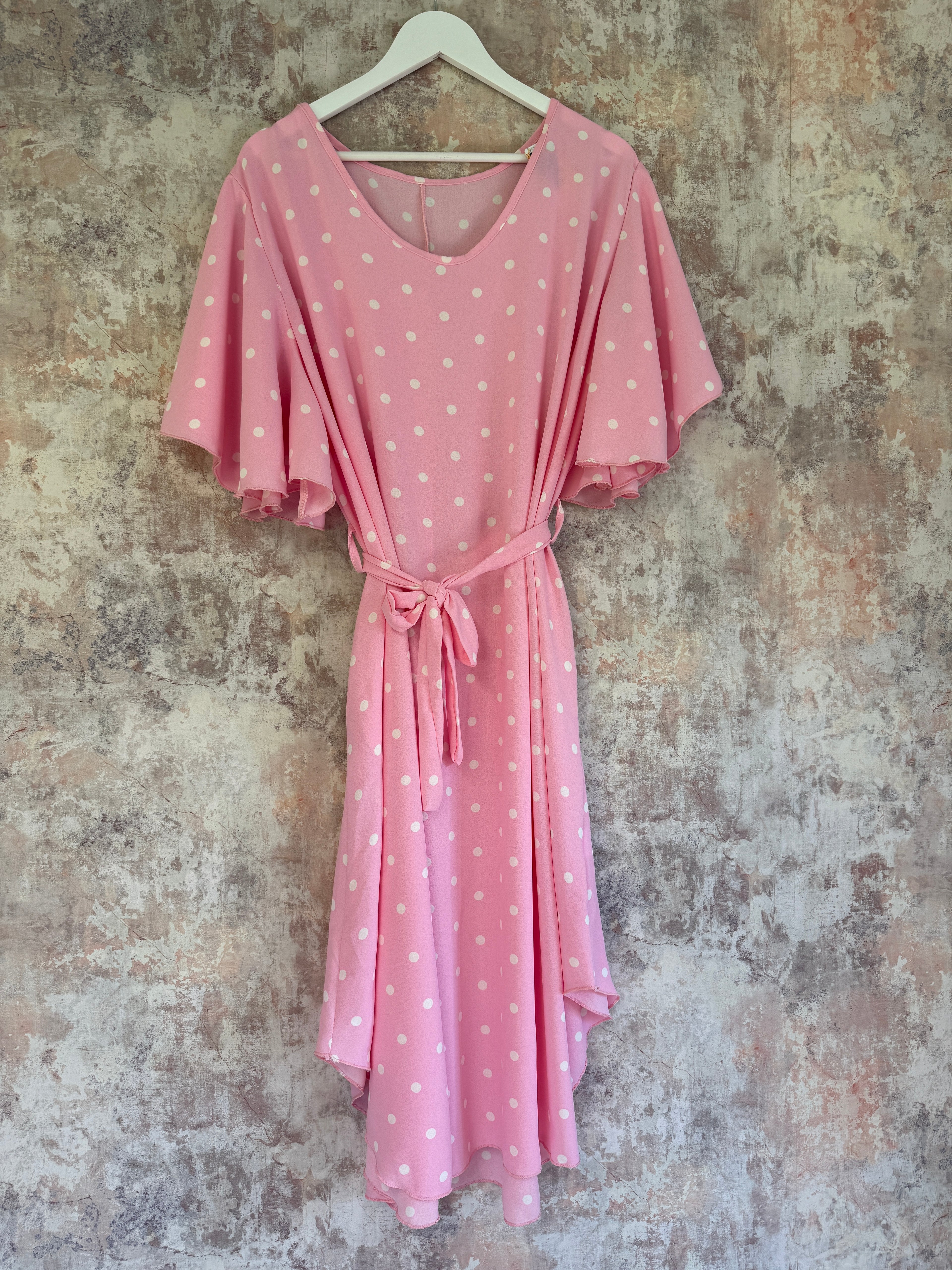 Polka Dot Dress Pink