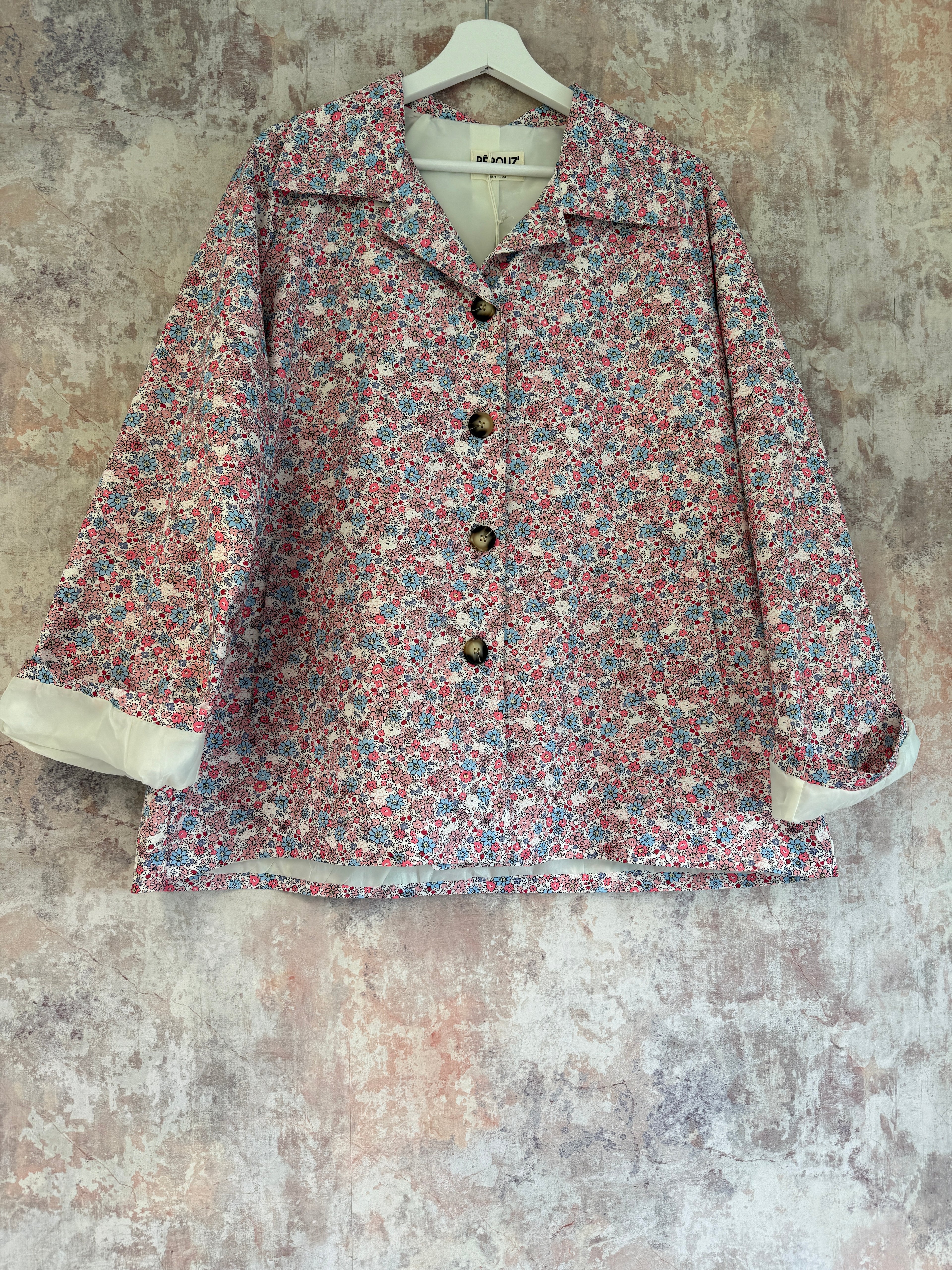 Floral Trench Pink