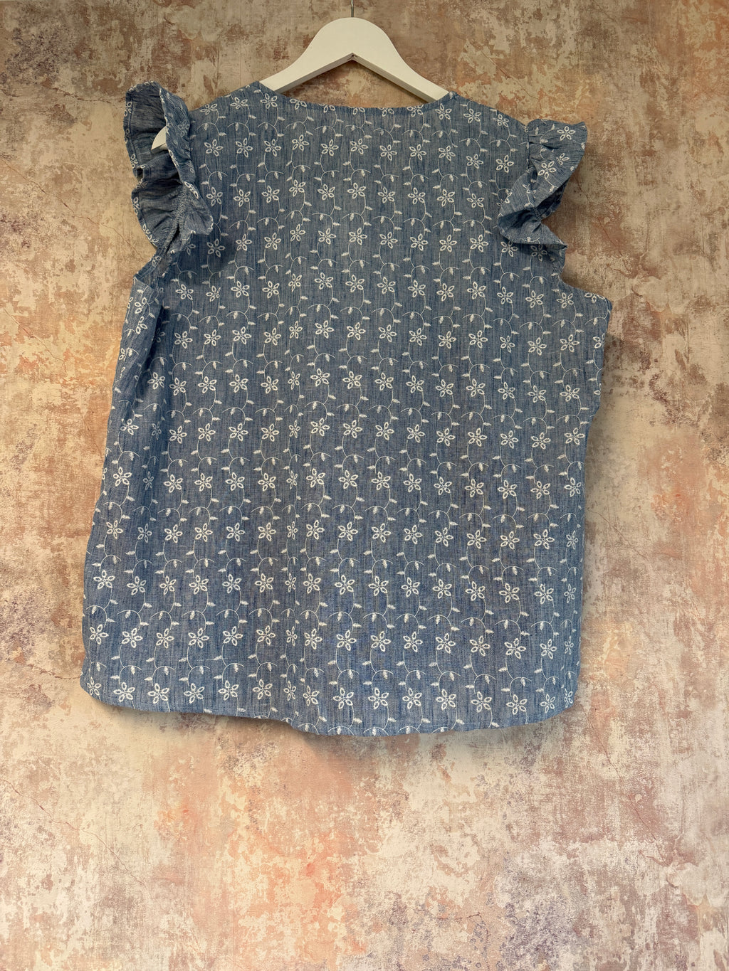Cotton embroidered blouse