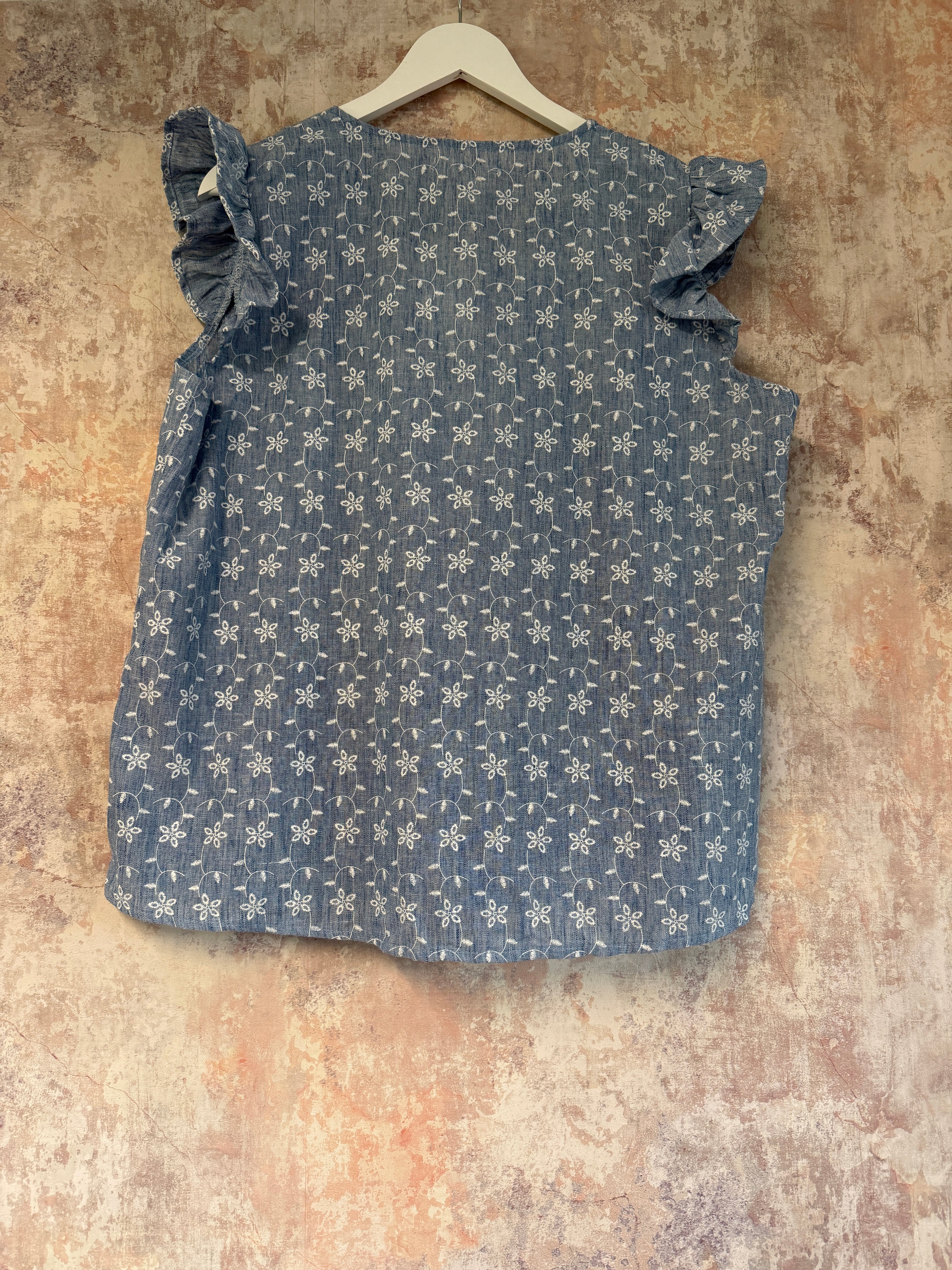 Cotton embroidered blouse