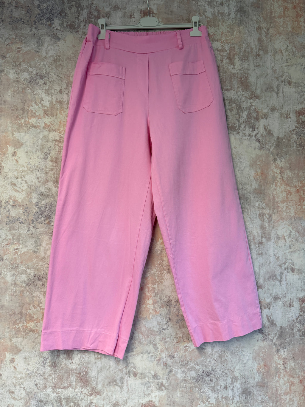 Ankle Grazer Cotton trousers Pink