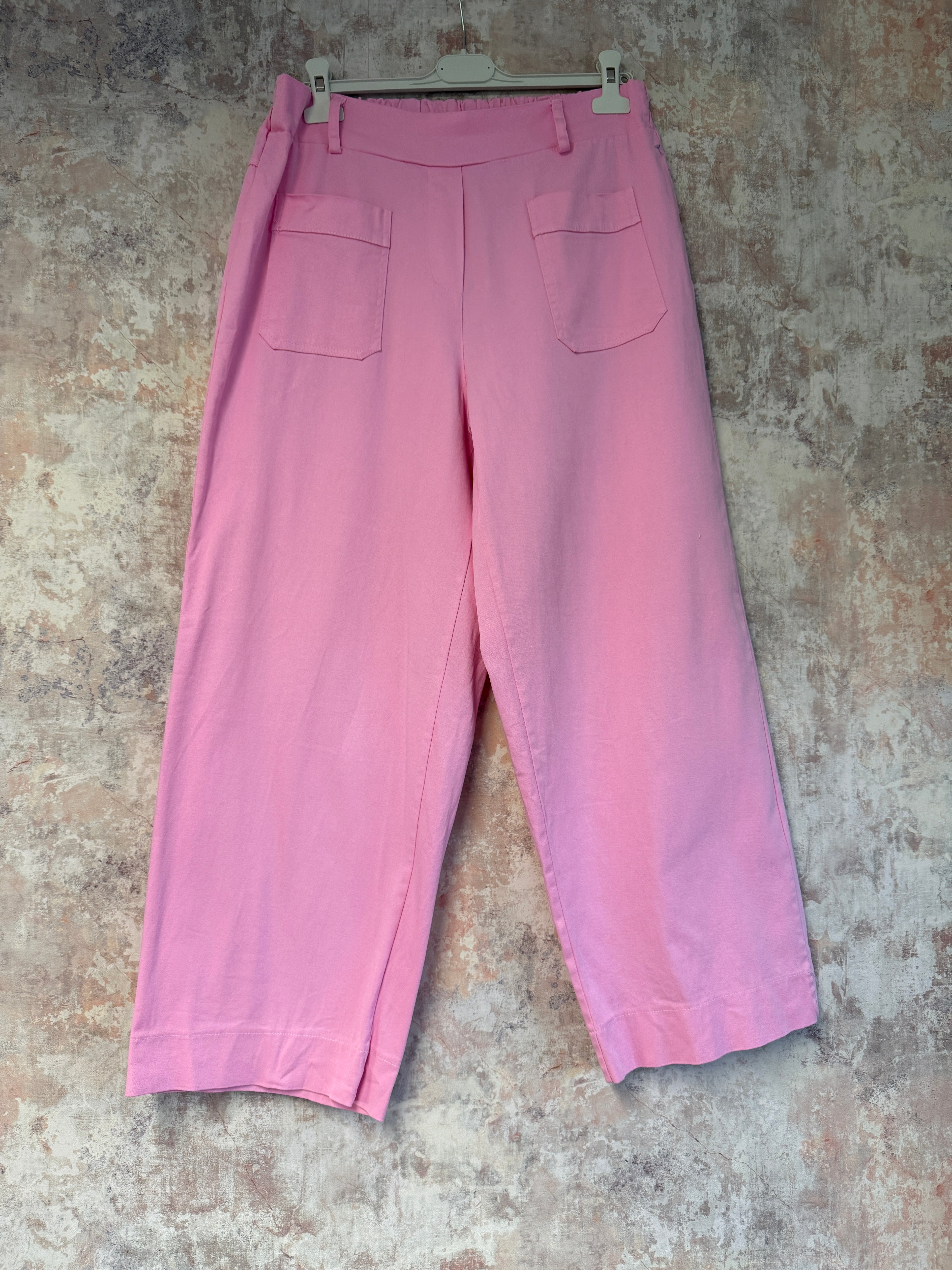 Ankle Grazer Cotton trousers Pink