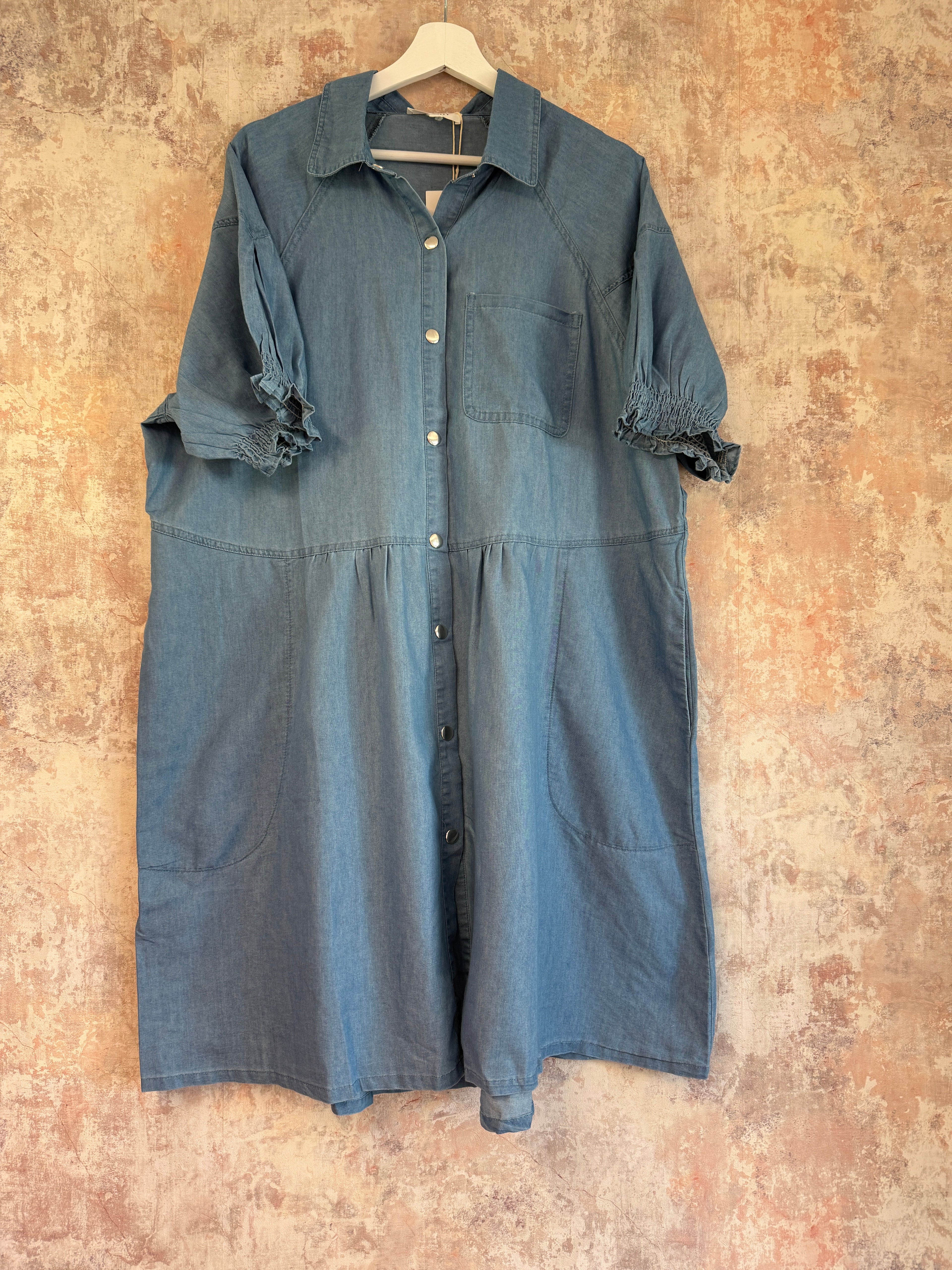 Denim Skater Dress
