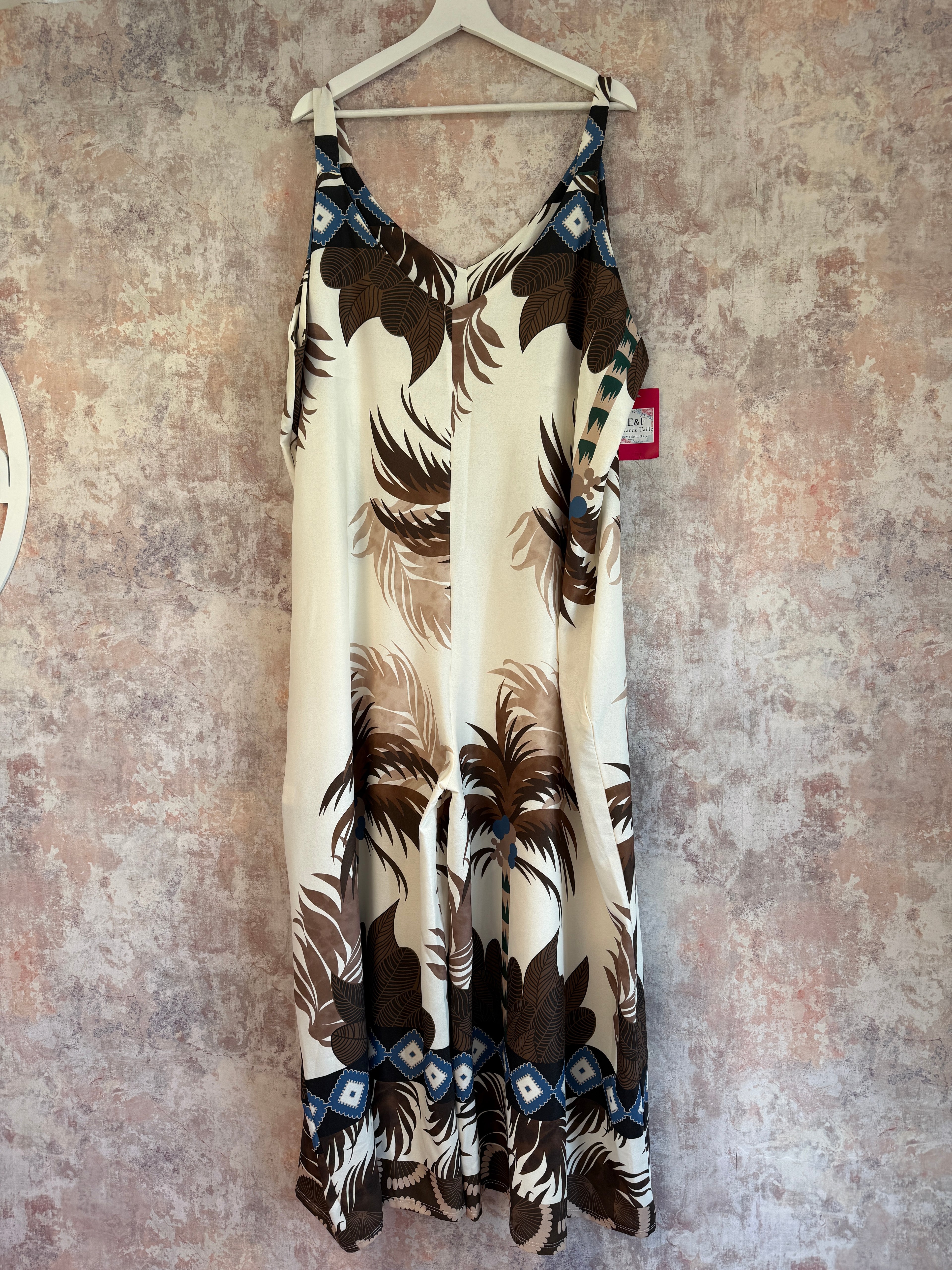"Keep calm under the palms" jumpsuit
