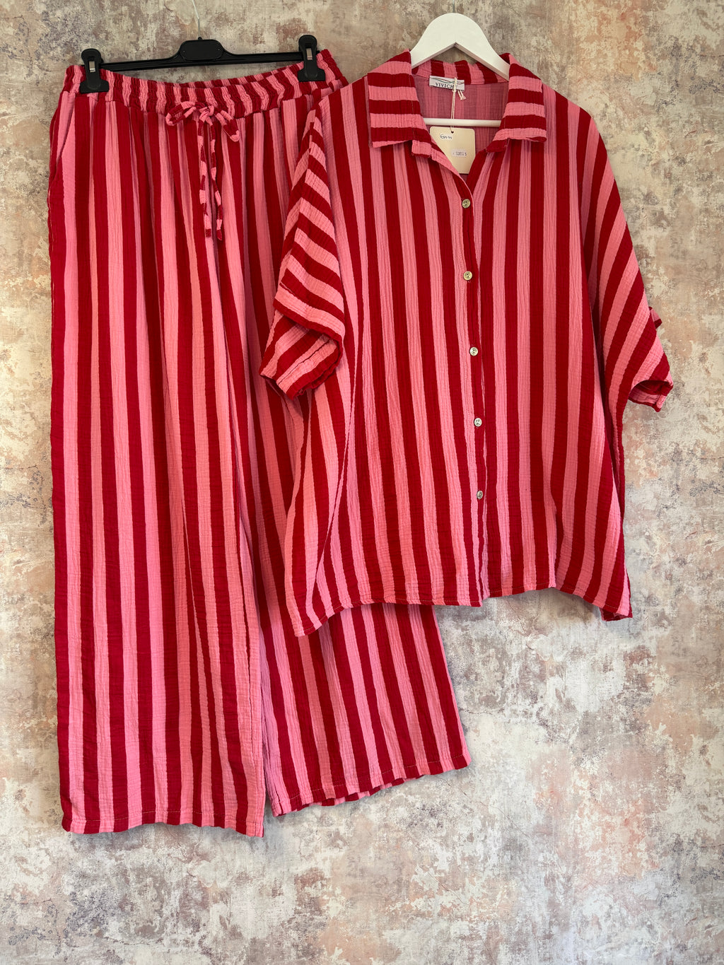 Striped Cotton Co-ord