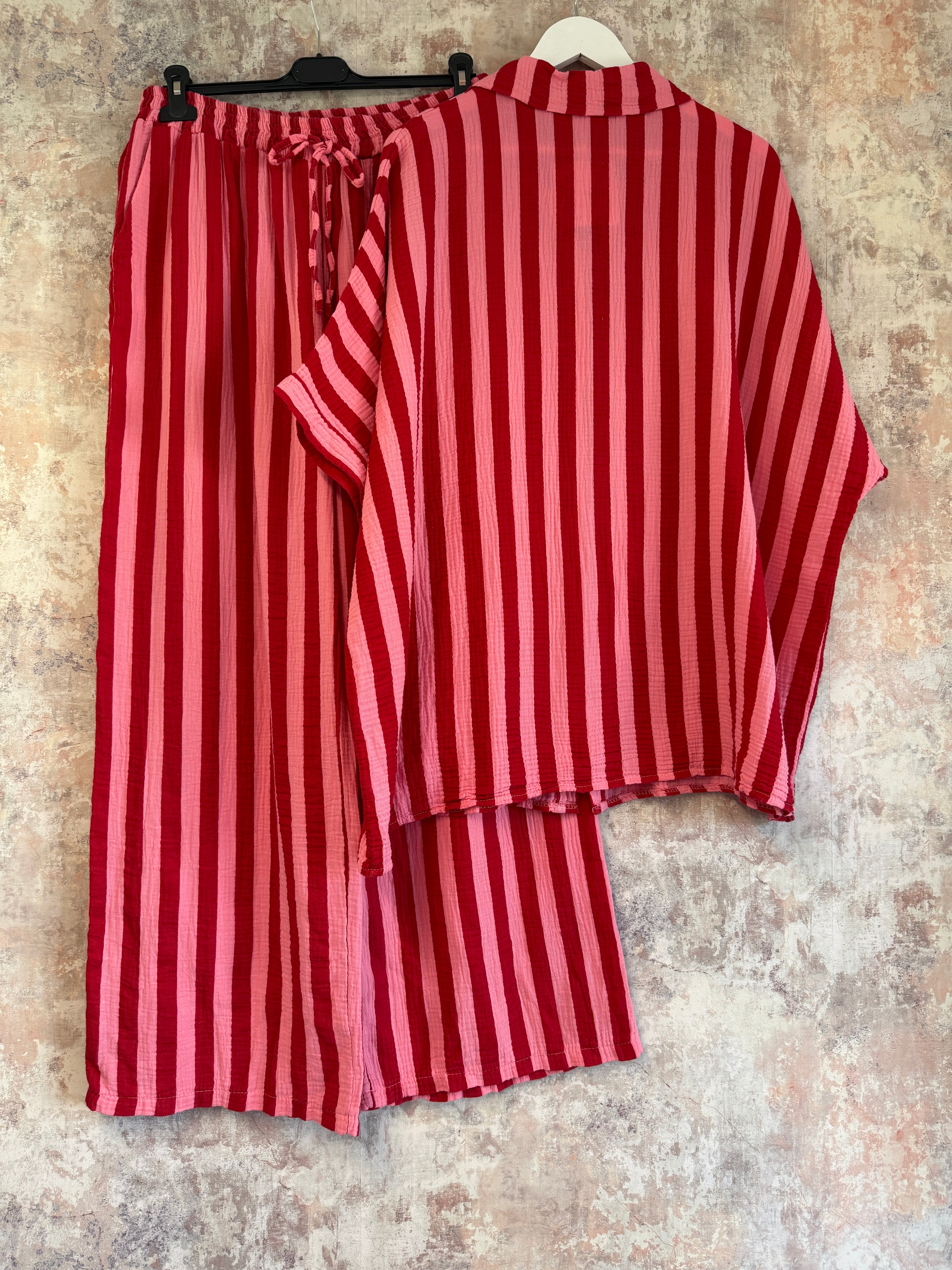 Striped Cotton Co-ord
