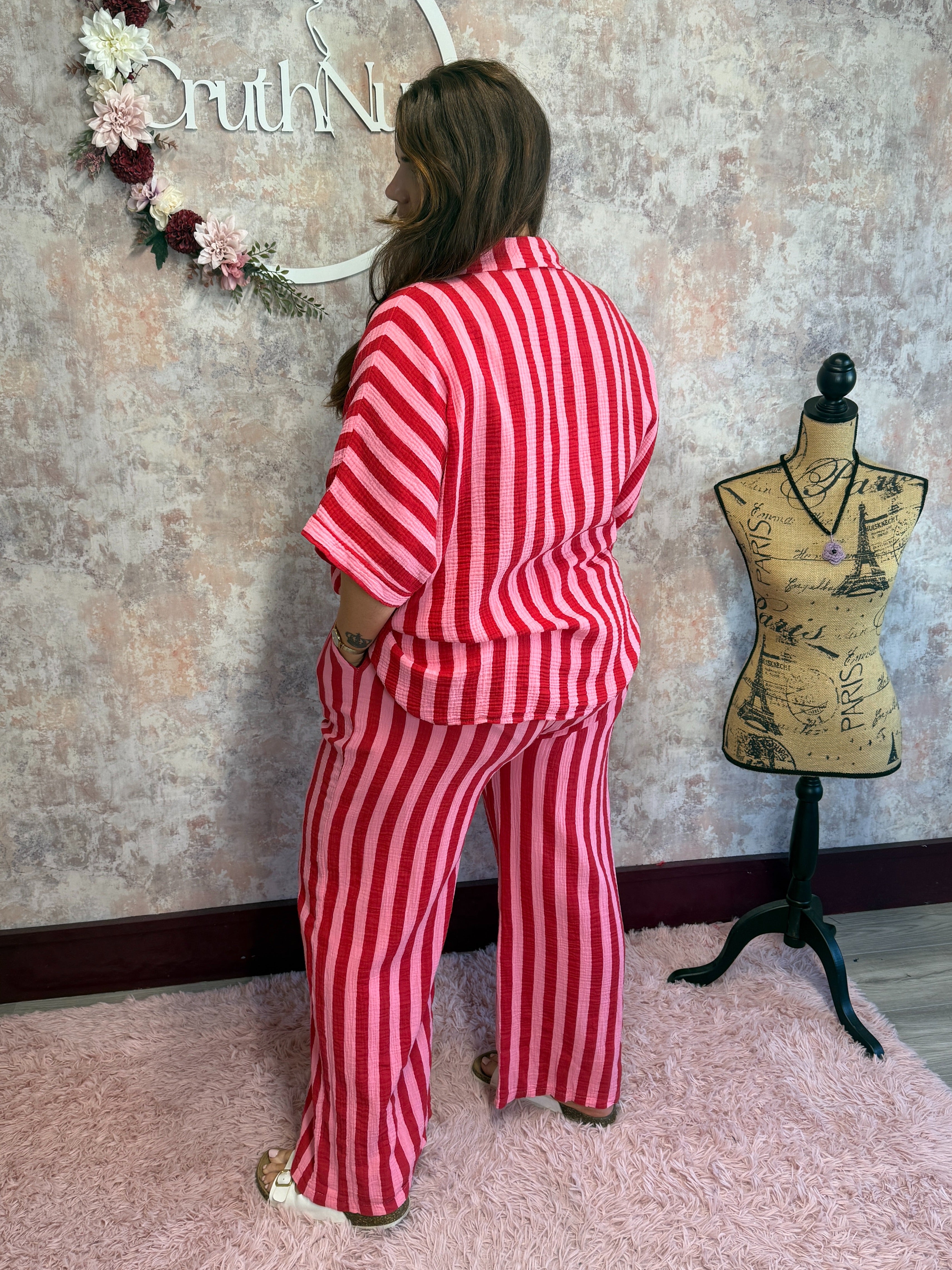 Striped Cotton Co-ord