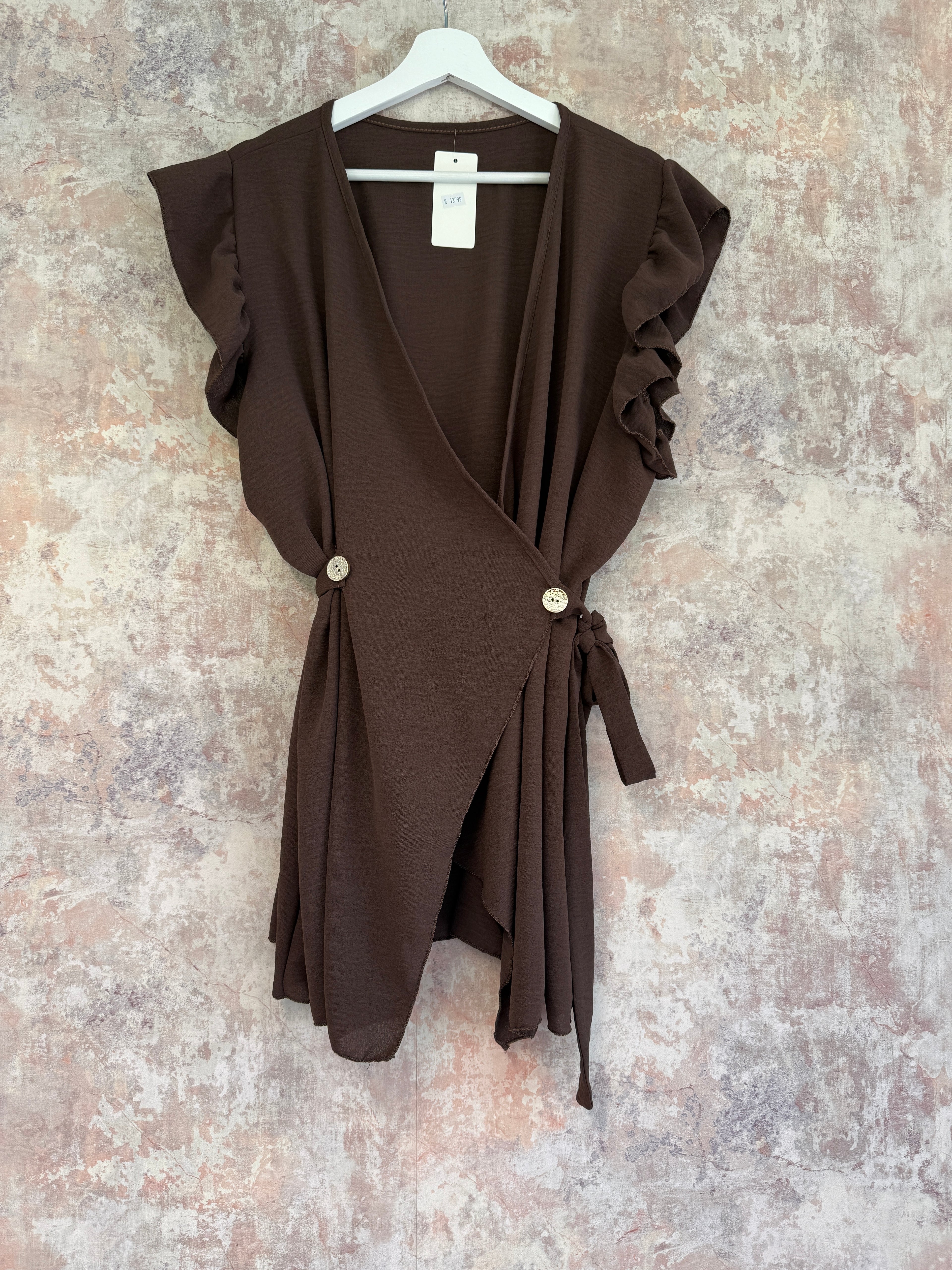 2 Button Wrap Style Top