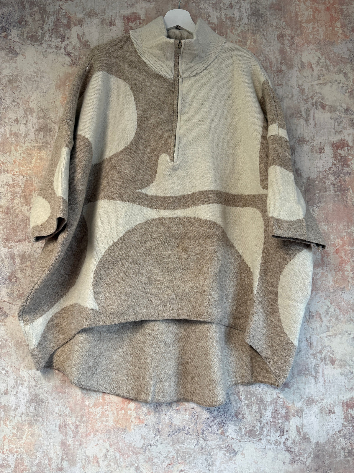 1/4 Zip High-Low Sweatshirt (3 Colours)