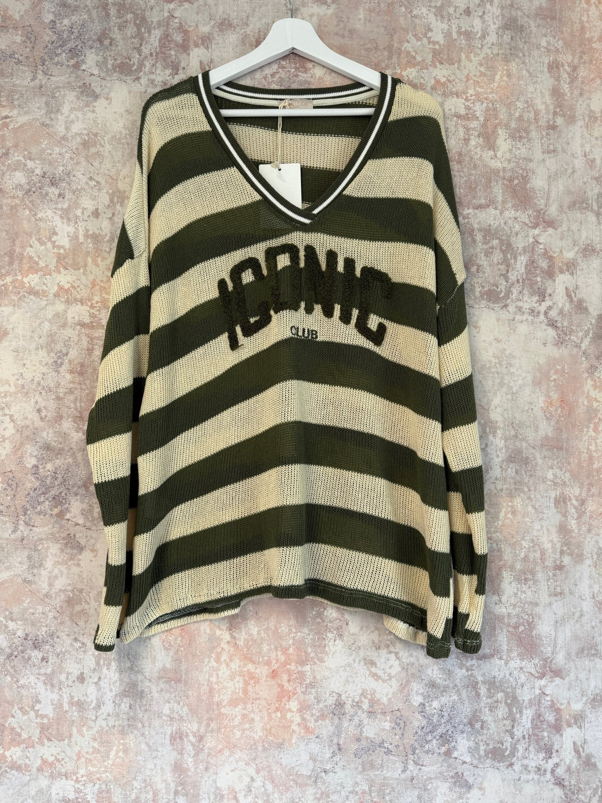 "Iconic" Striped Knit (2 colours)