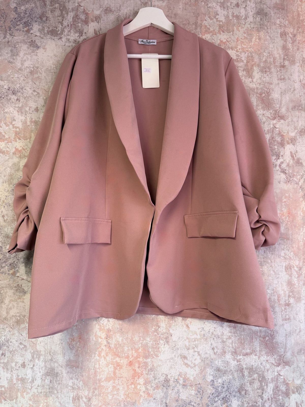 Lightweight Ruched Sleeve Blazer (6 Colours)